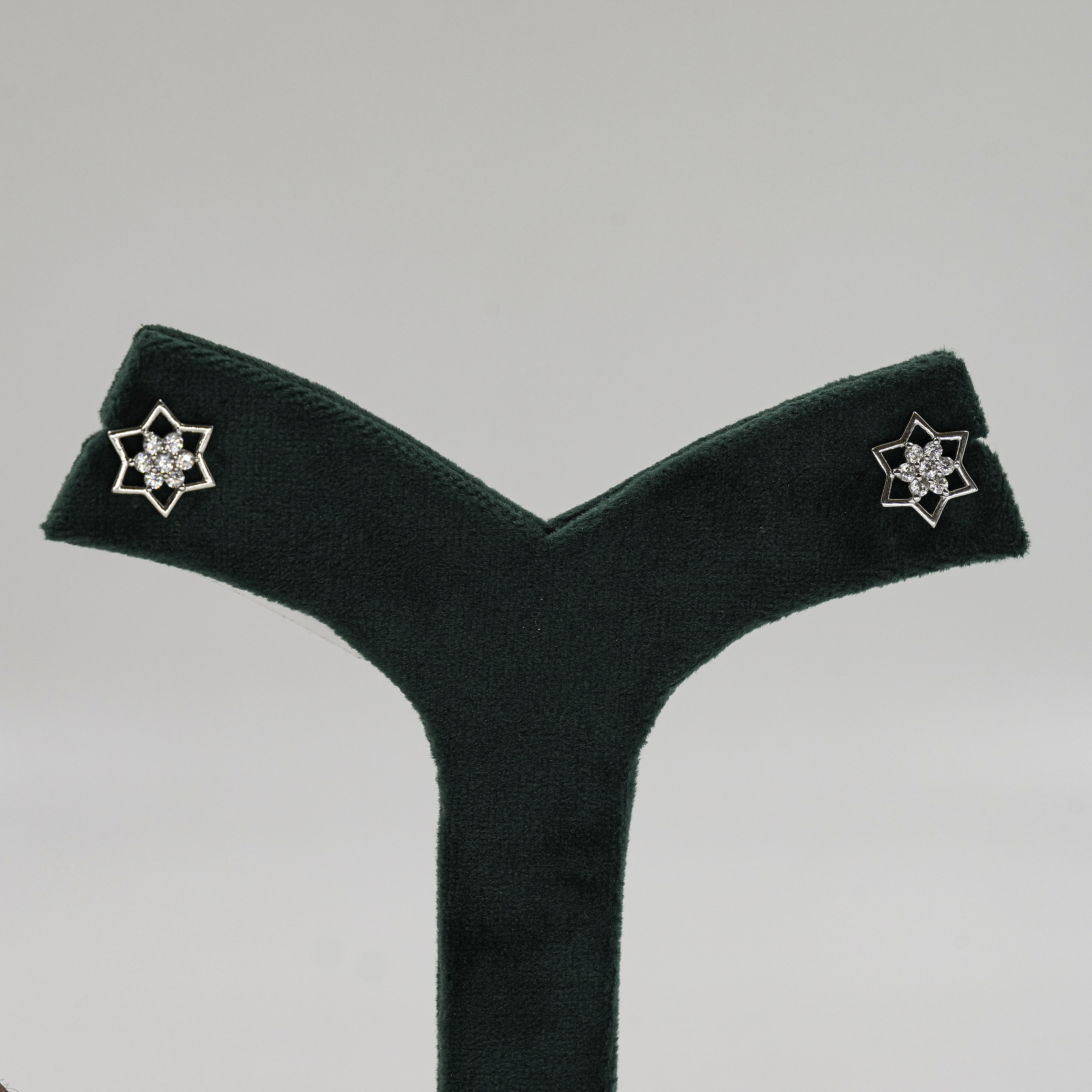 Silver Swan Earrings