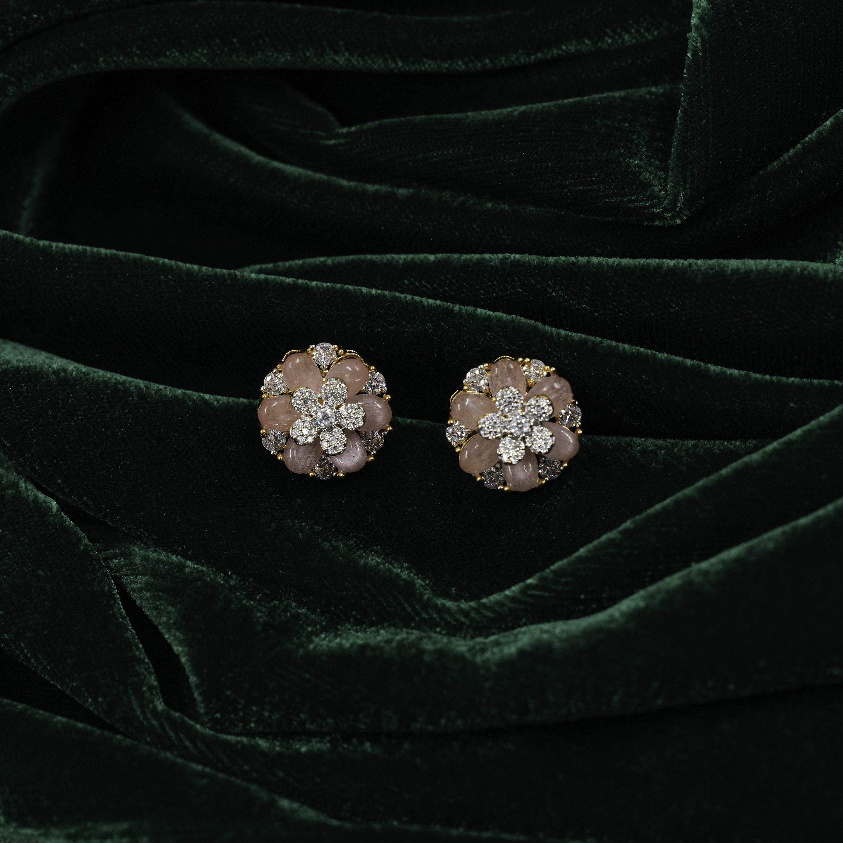 Silver Flower Earrings