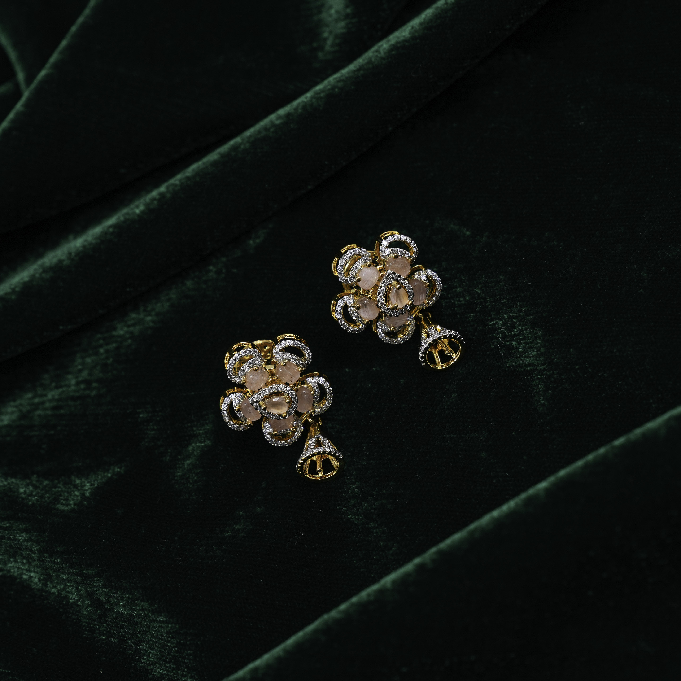 Silver Flower Earrings