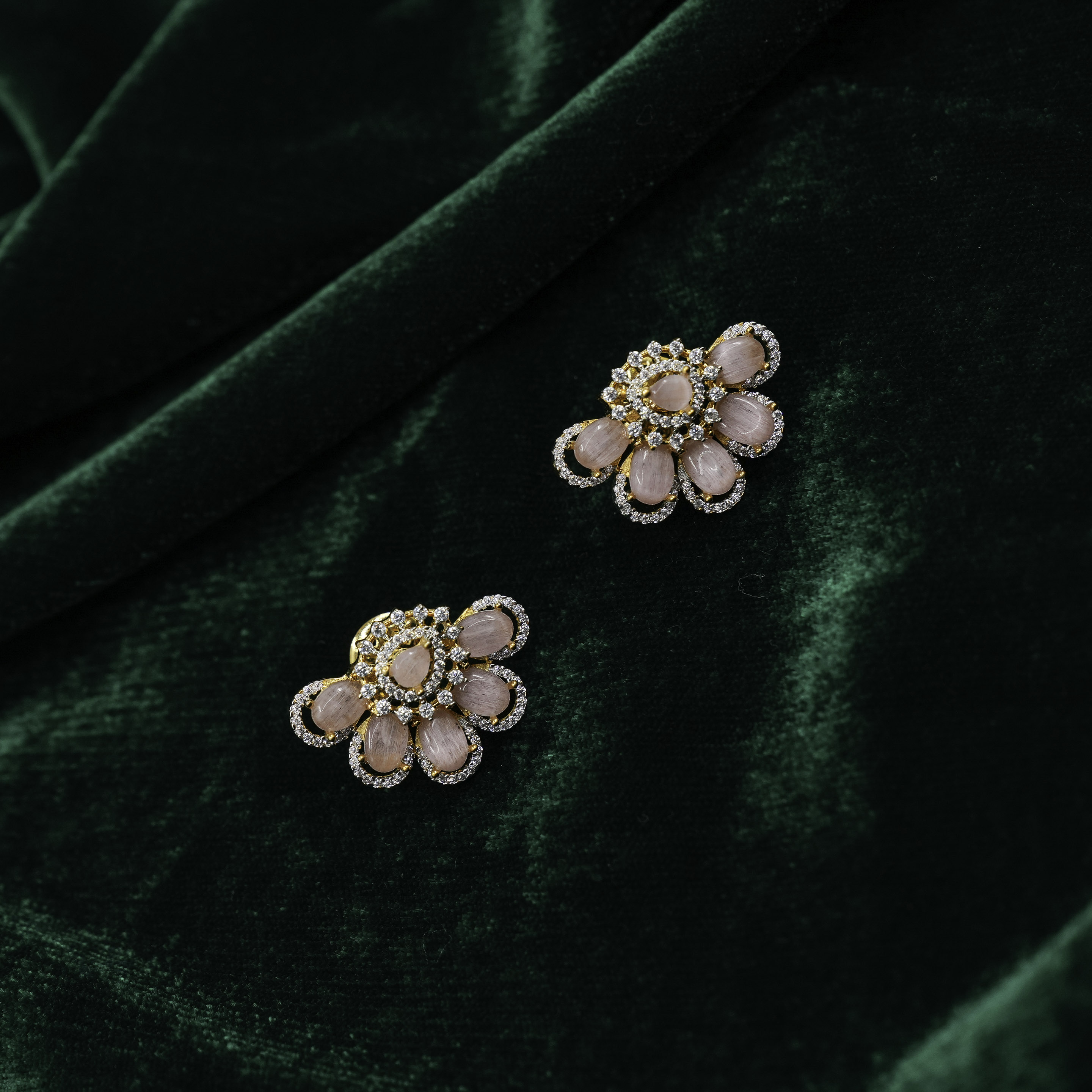 Raag Silver Jewellery - Pearl Stud Earrings