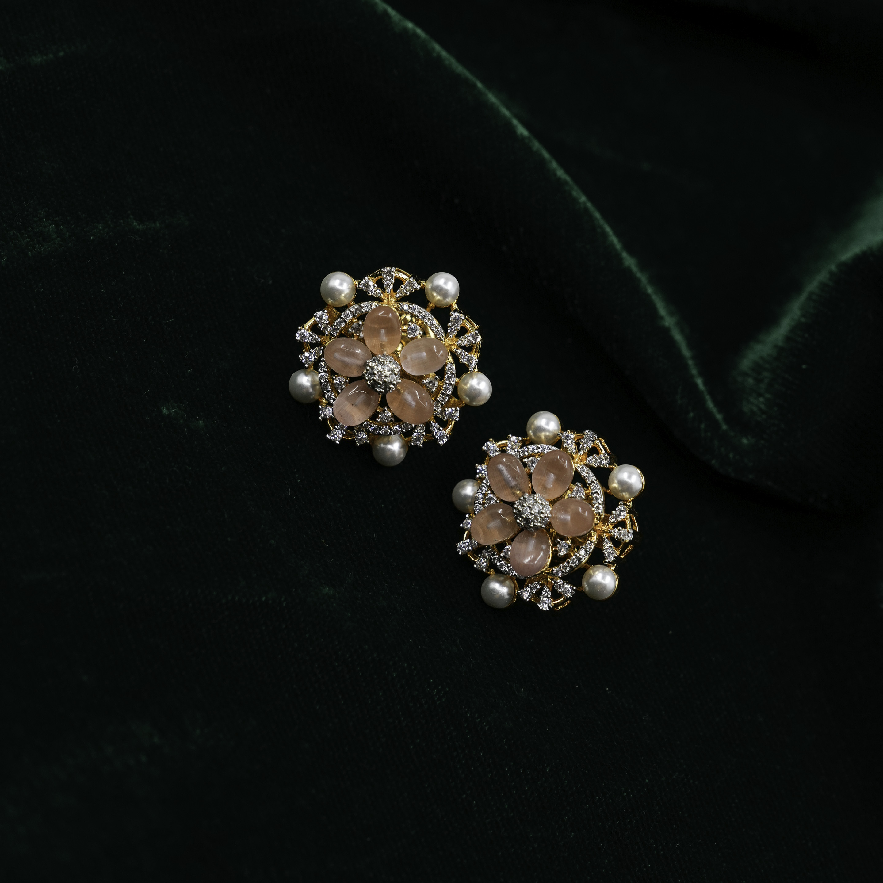 Silver Pearl Earrings