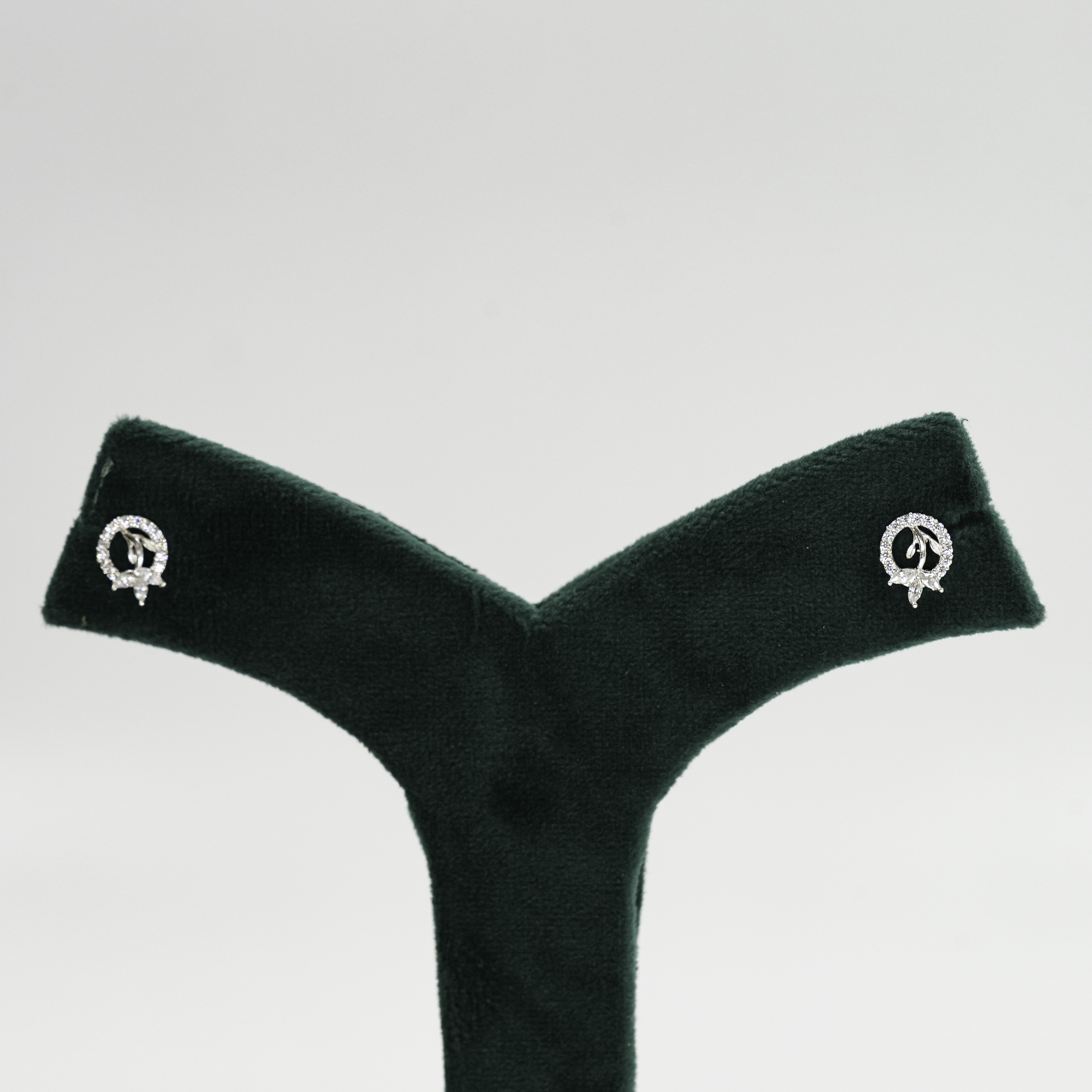 Silver Triangle Studs