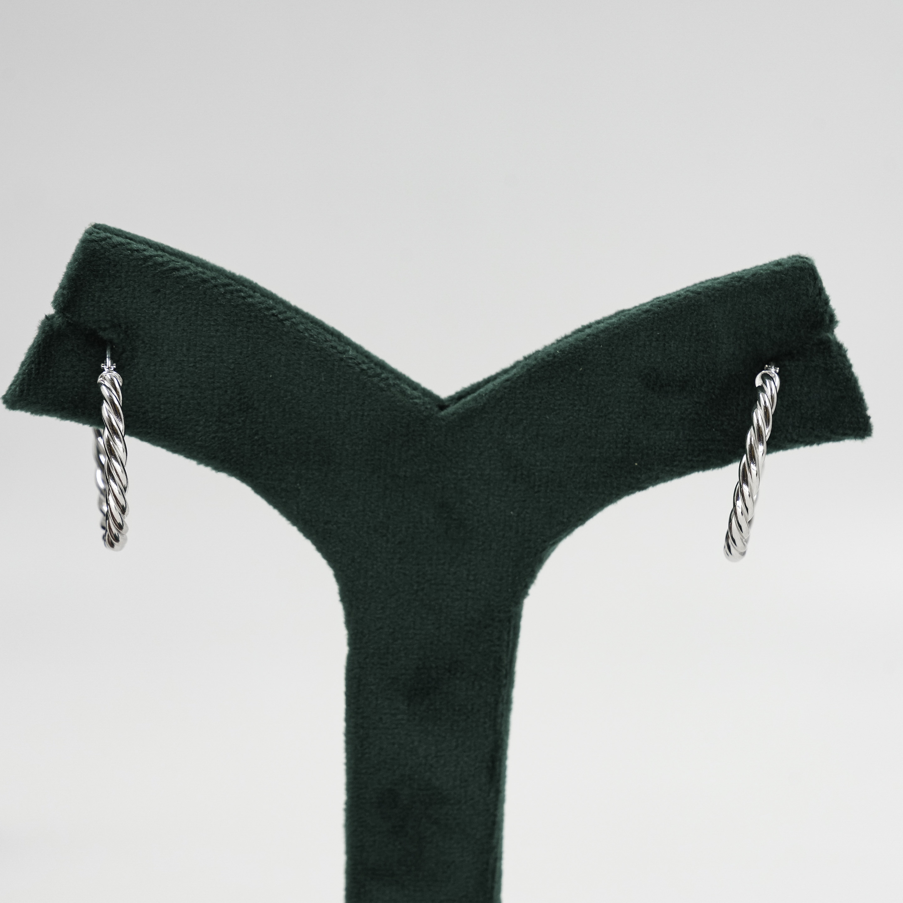 Silver Hoop Earrings