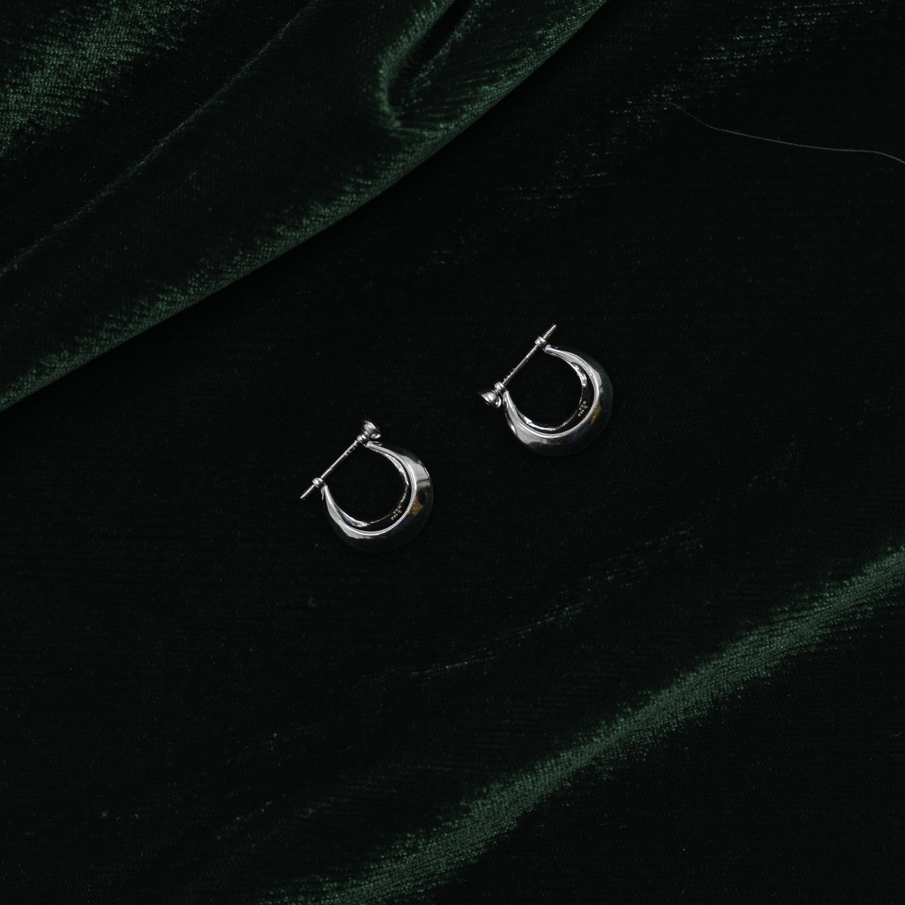 Silver Hoop Earrings