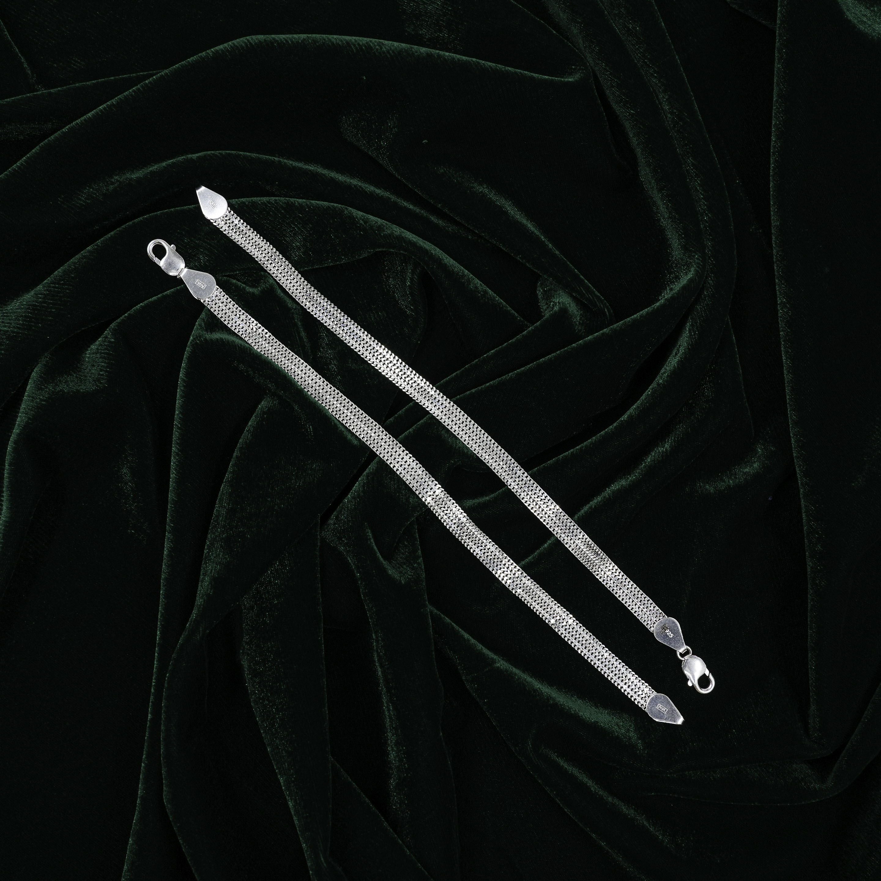 Silver Fancy Anklets