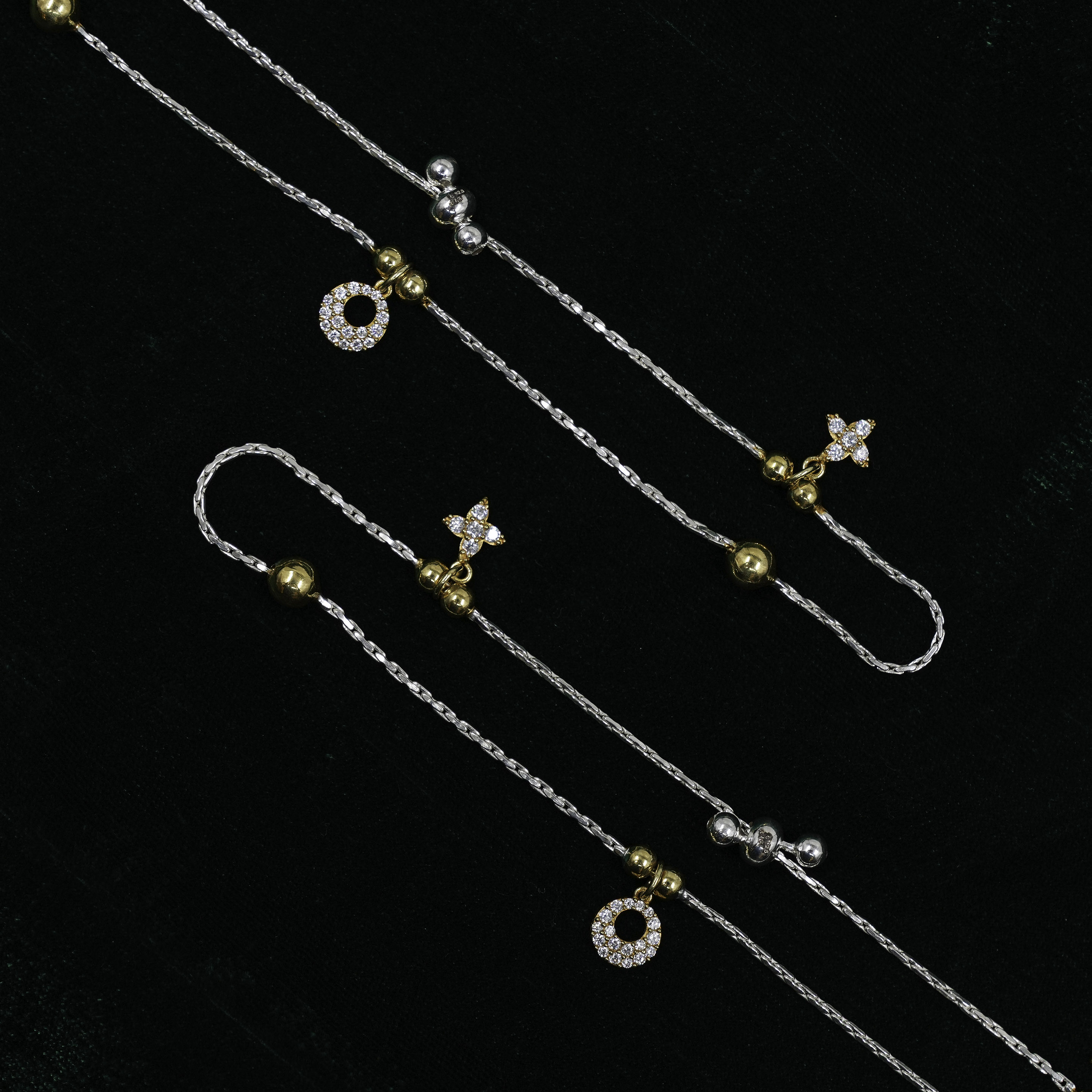 Raag Silver Jewellery - Silver Charm Anklet