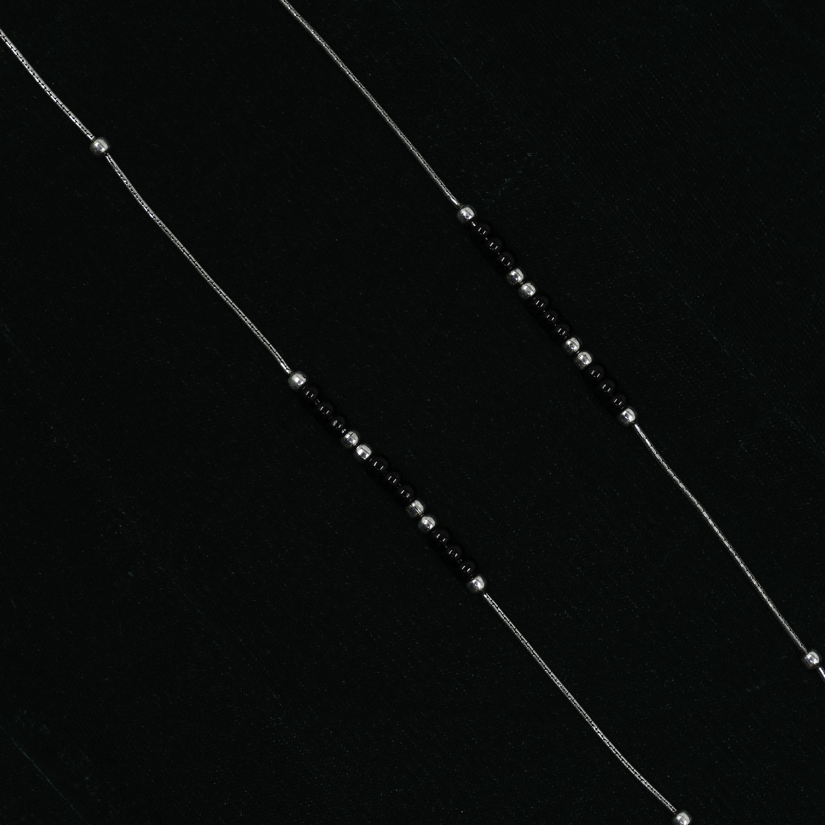 Raag Silver Jewellery - Silver Beaded Anklet