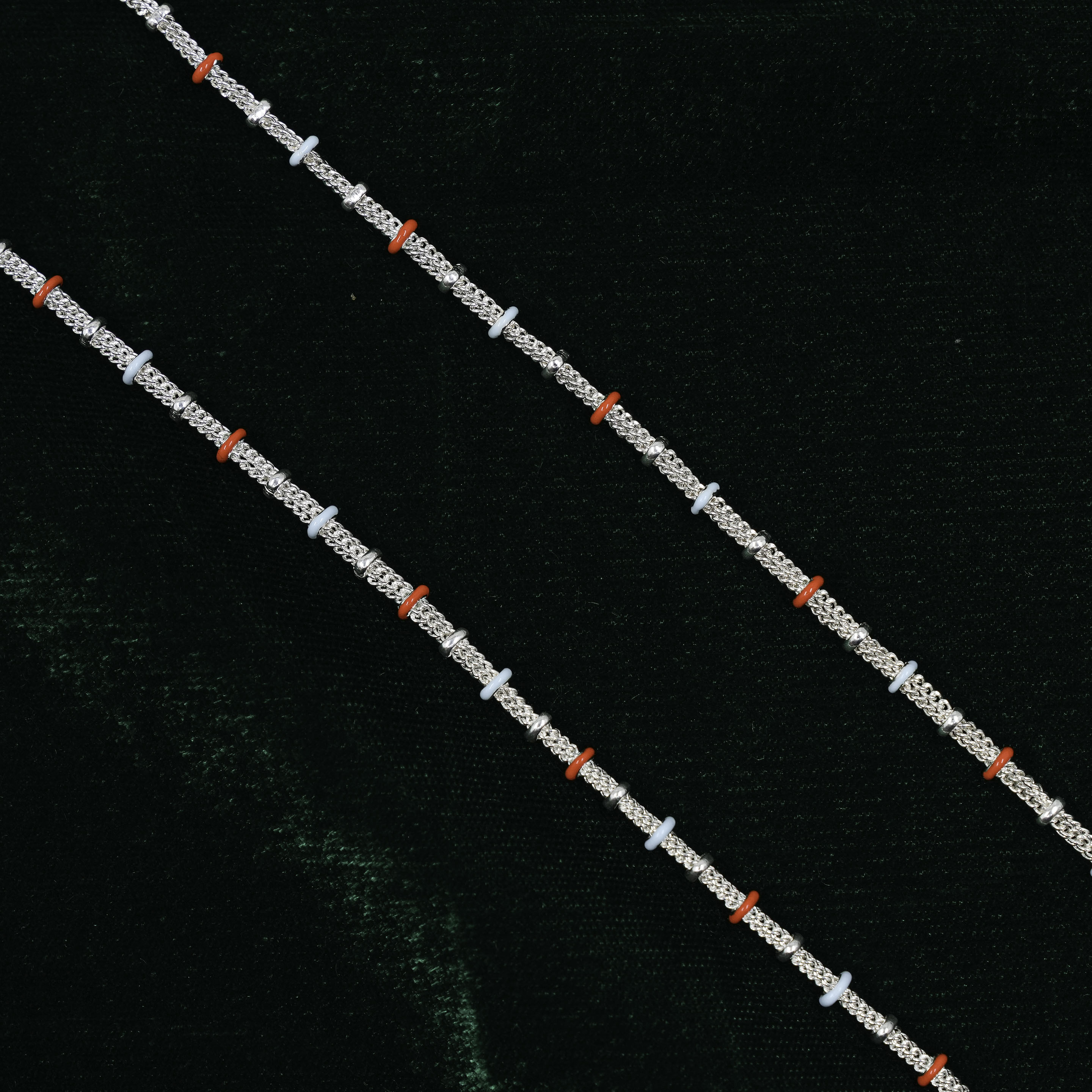 Raag Silver Jewellery - Silver Beaded Anklet