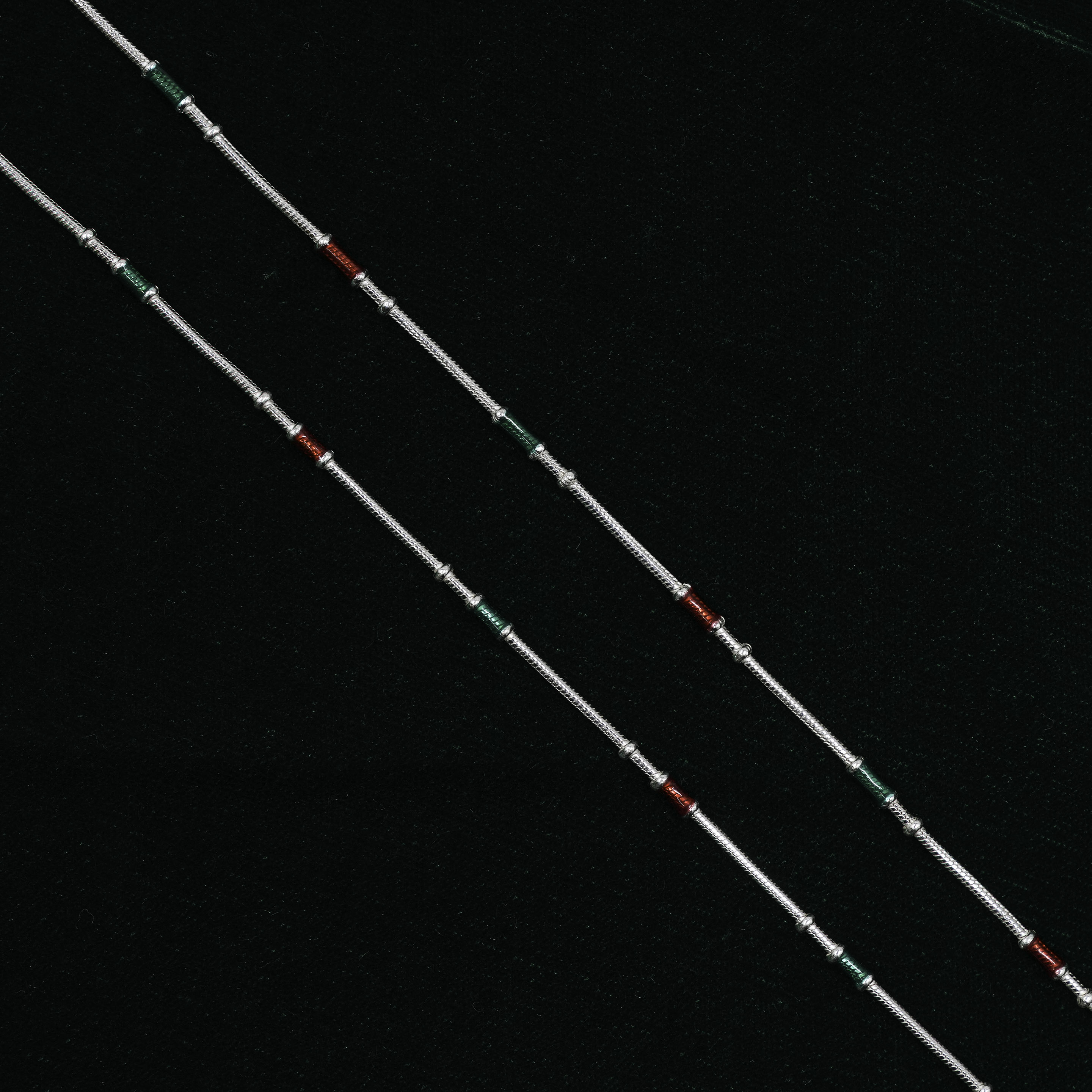 Raag Silver Jewellery - Silver Beaded Anklet