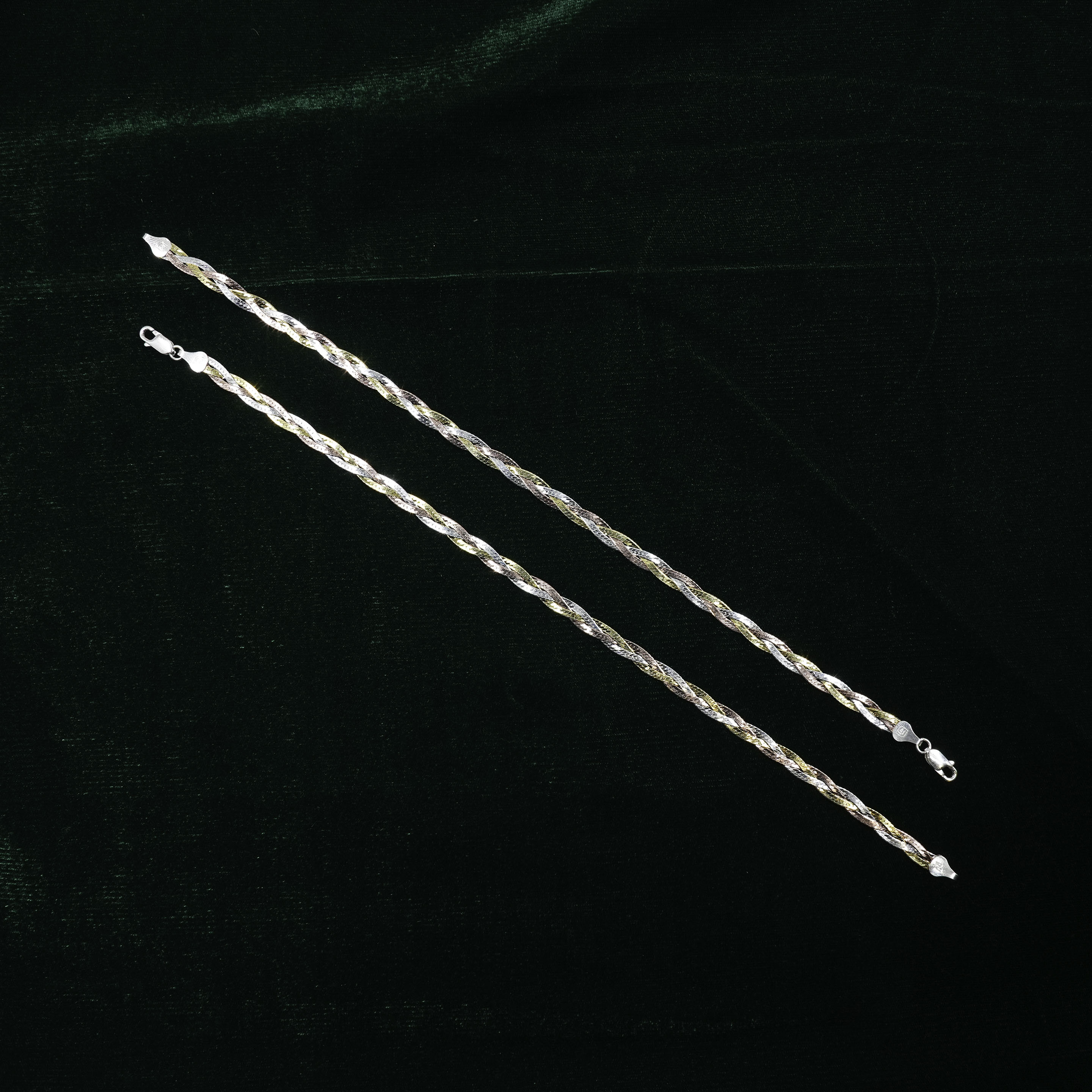 Raag Silver Jewellery - Silver Braided Anklet