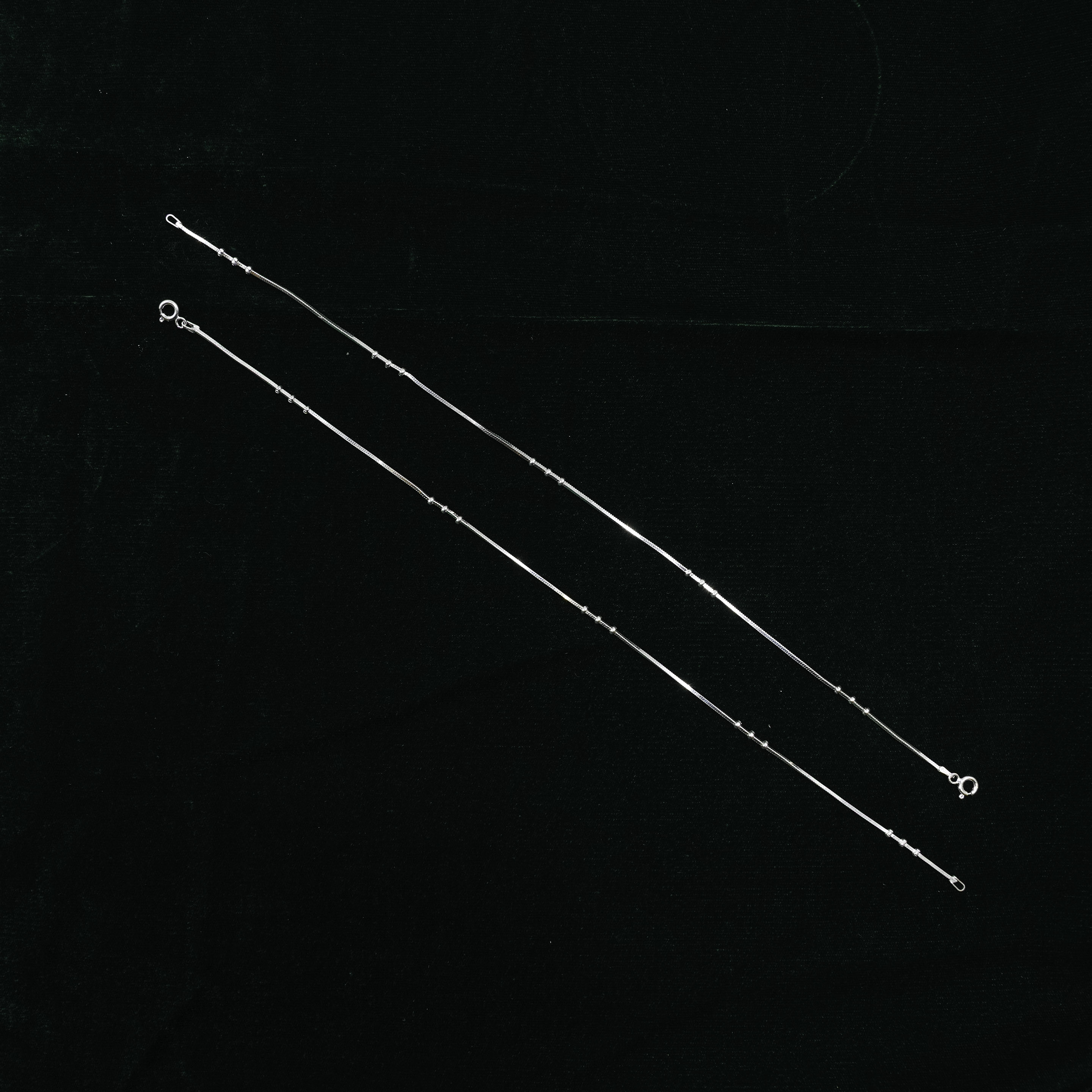 Raag Silver Jewellery - Silver Beaded Anklet