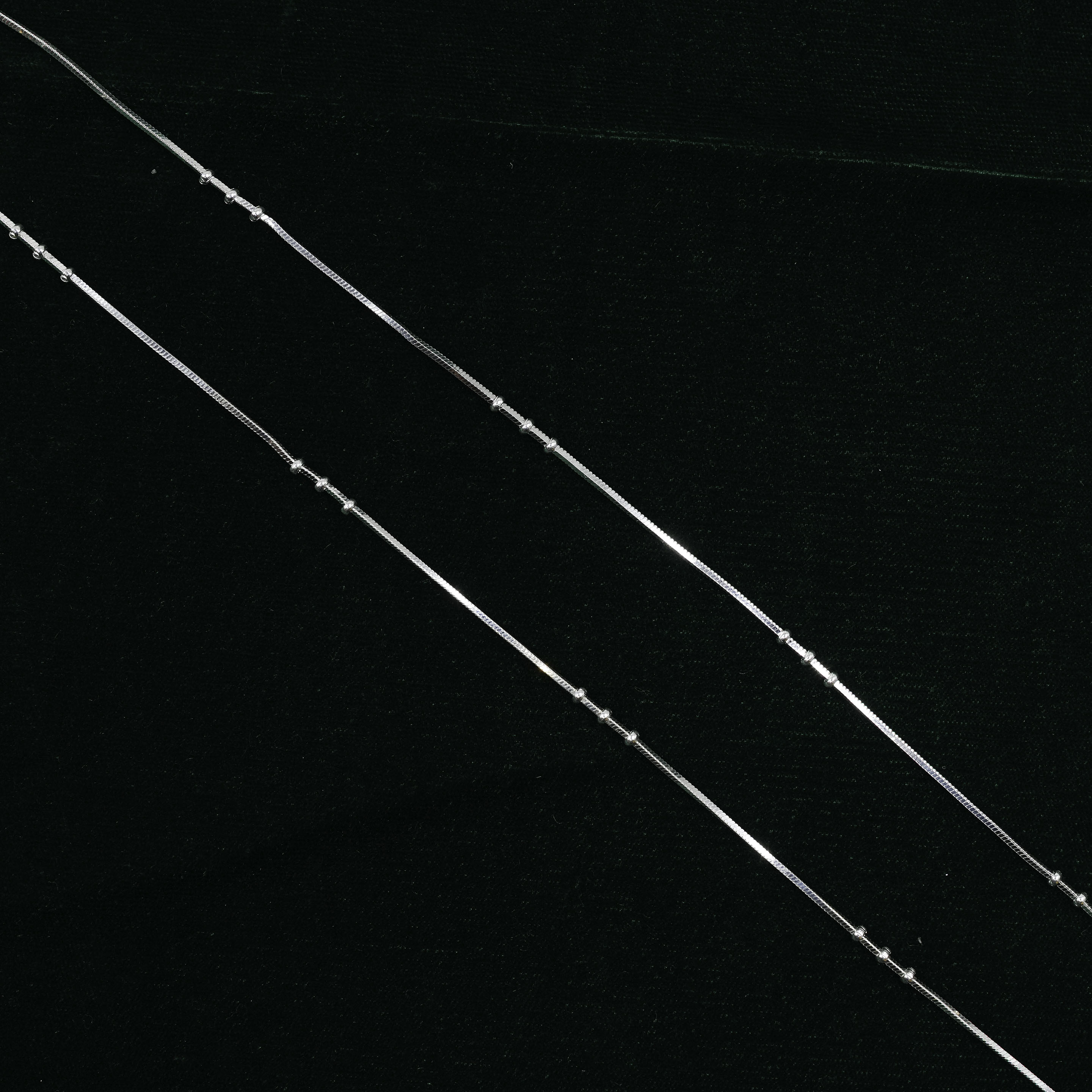 Raag Silver Jewellery - Silver Beaded Anklet