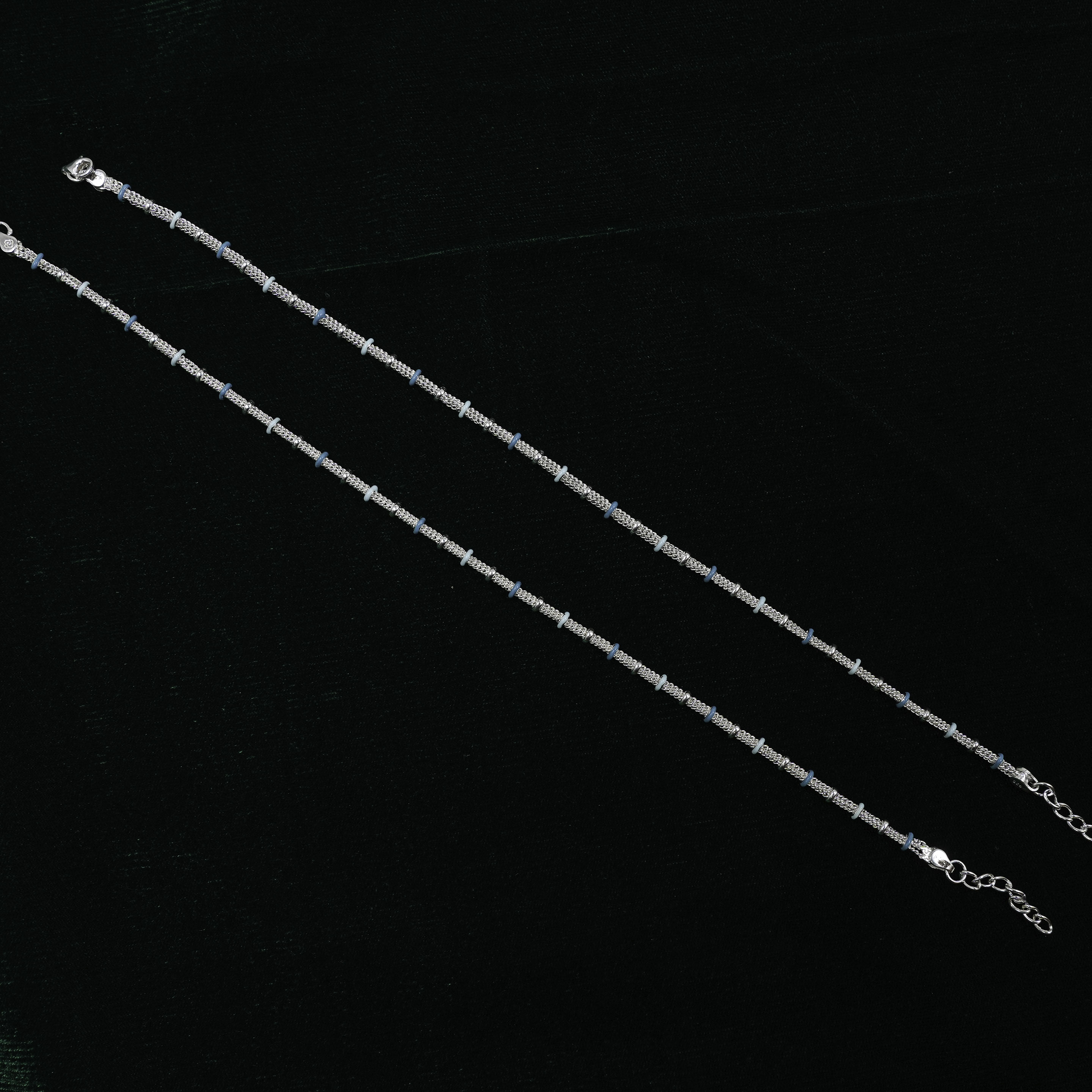 Raag Silver Jewellery - Silver Beaded Anklet