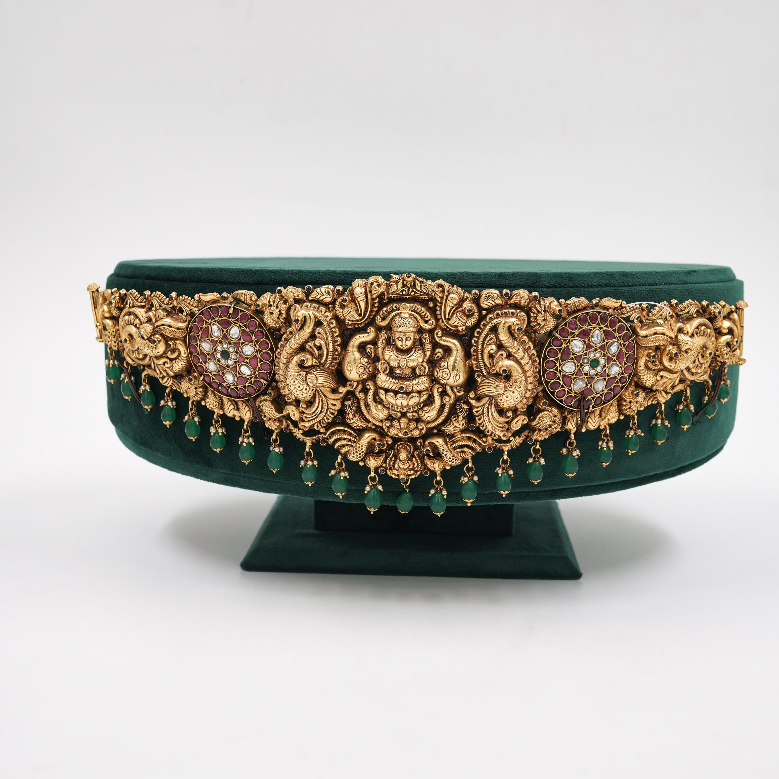 Raag Silver Jewellery - Gold Polished Hip Belt