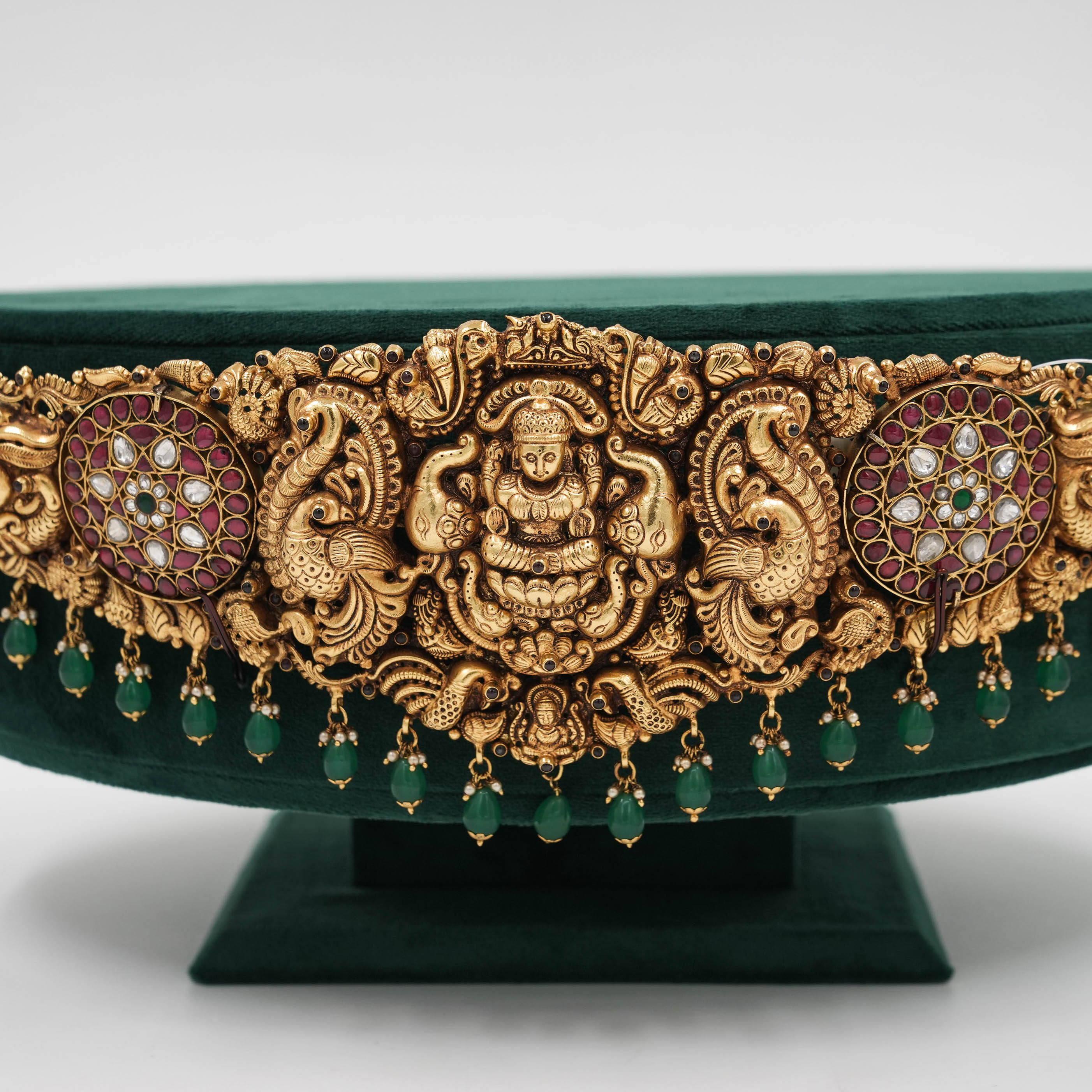 Raag Silver Jewellery - Gold Polished Hip Belt