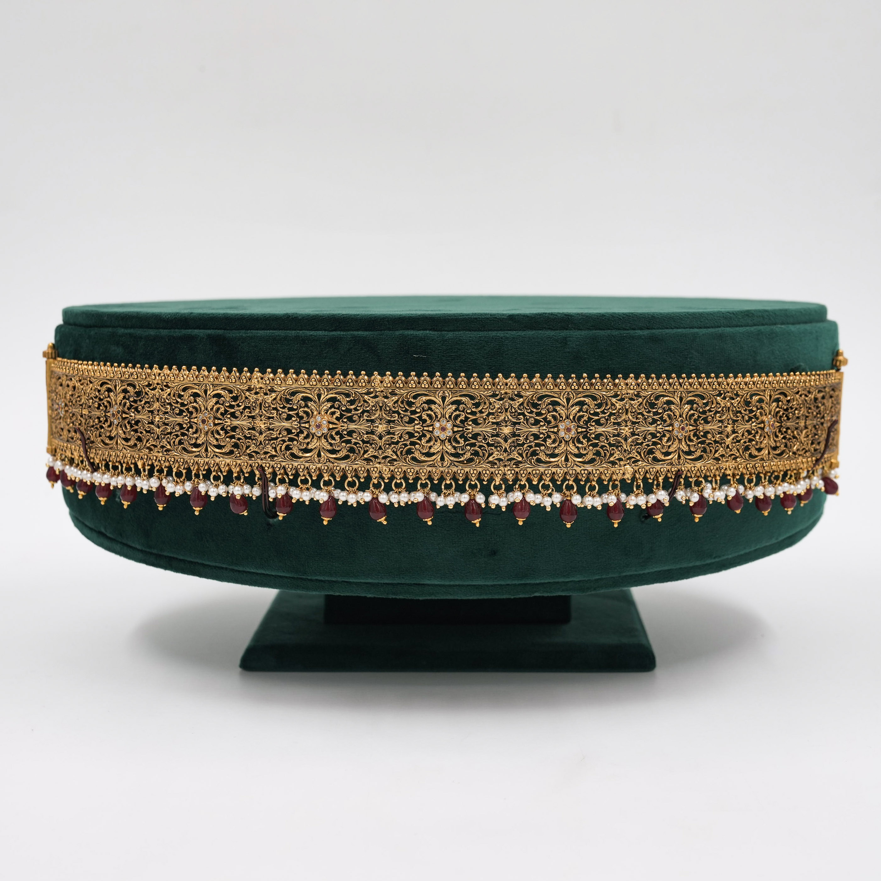 Raag Silver Jewellery - Gold Polished Silver Vaddanam