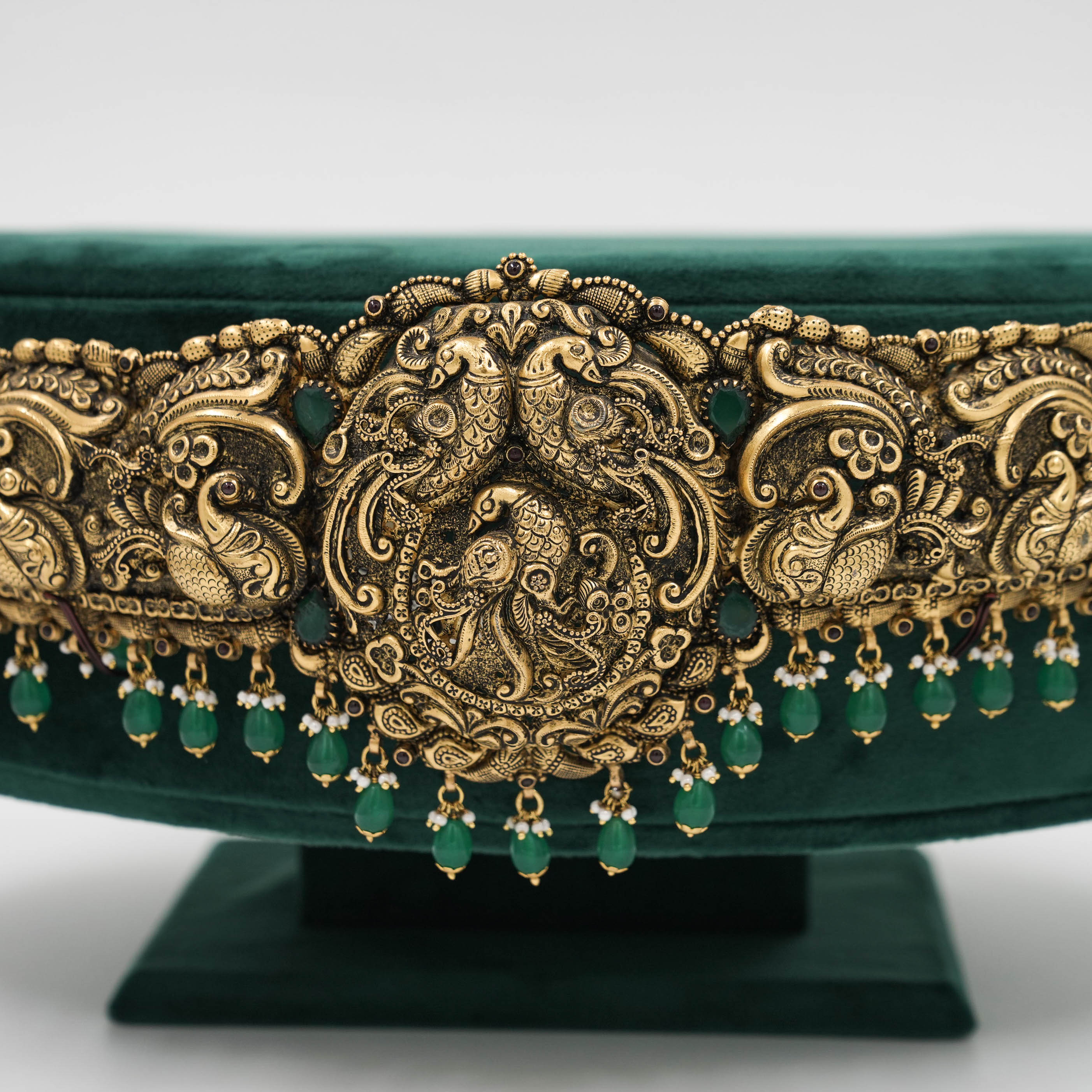 Raag Silver Jewellery - Silver Peacock Belt