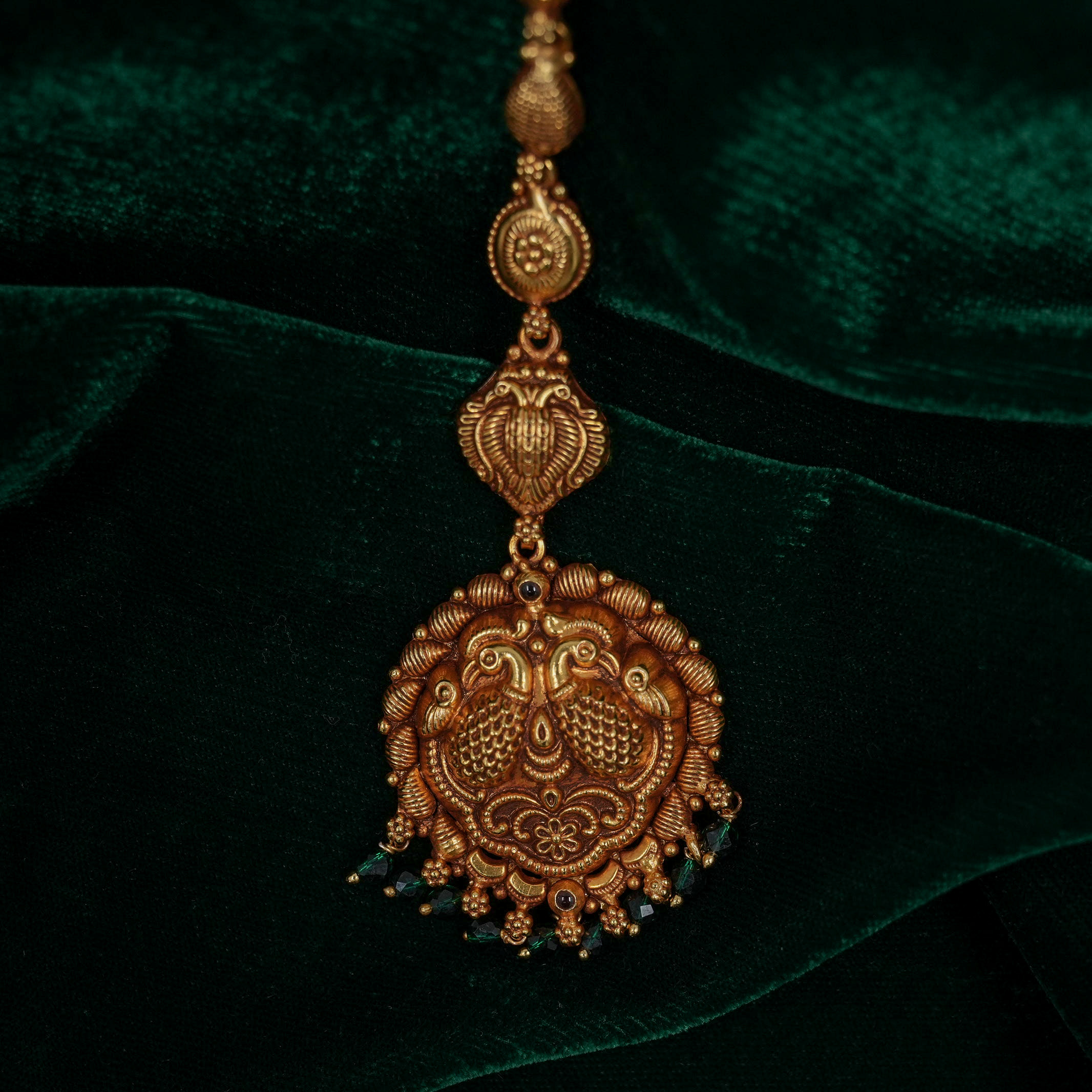 Raag Silver Jewellery - Gold Maang Tikka