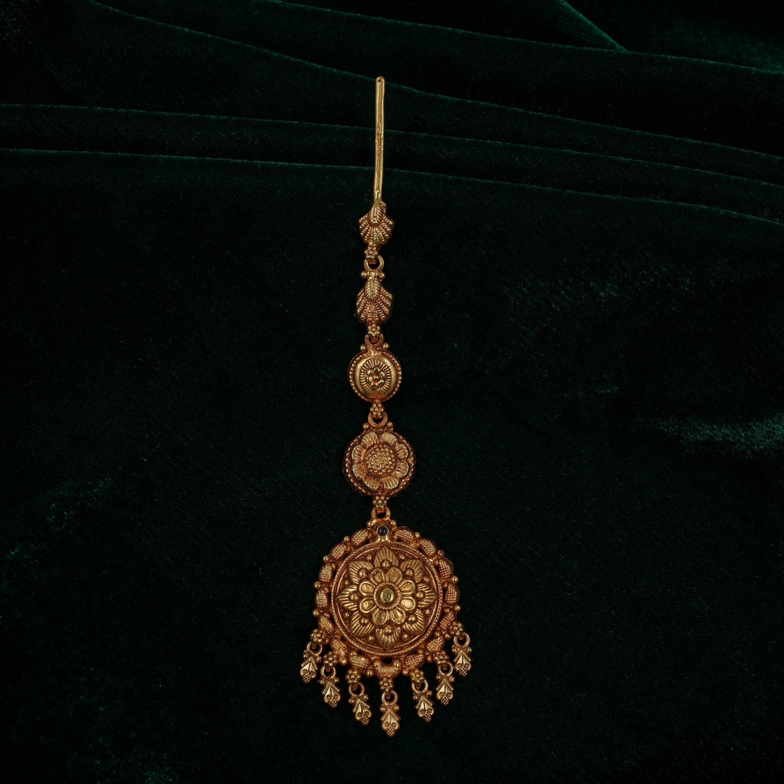 Raag Silver Jewellery - Gold Maang Tikka
