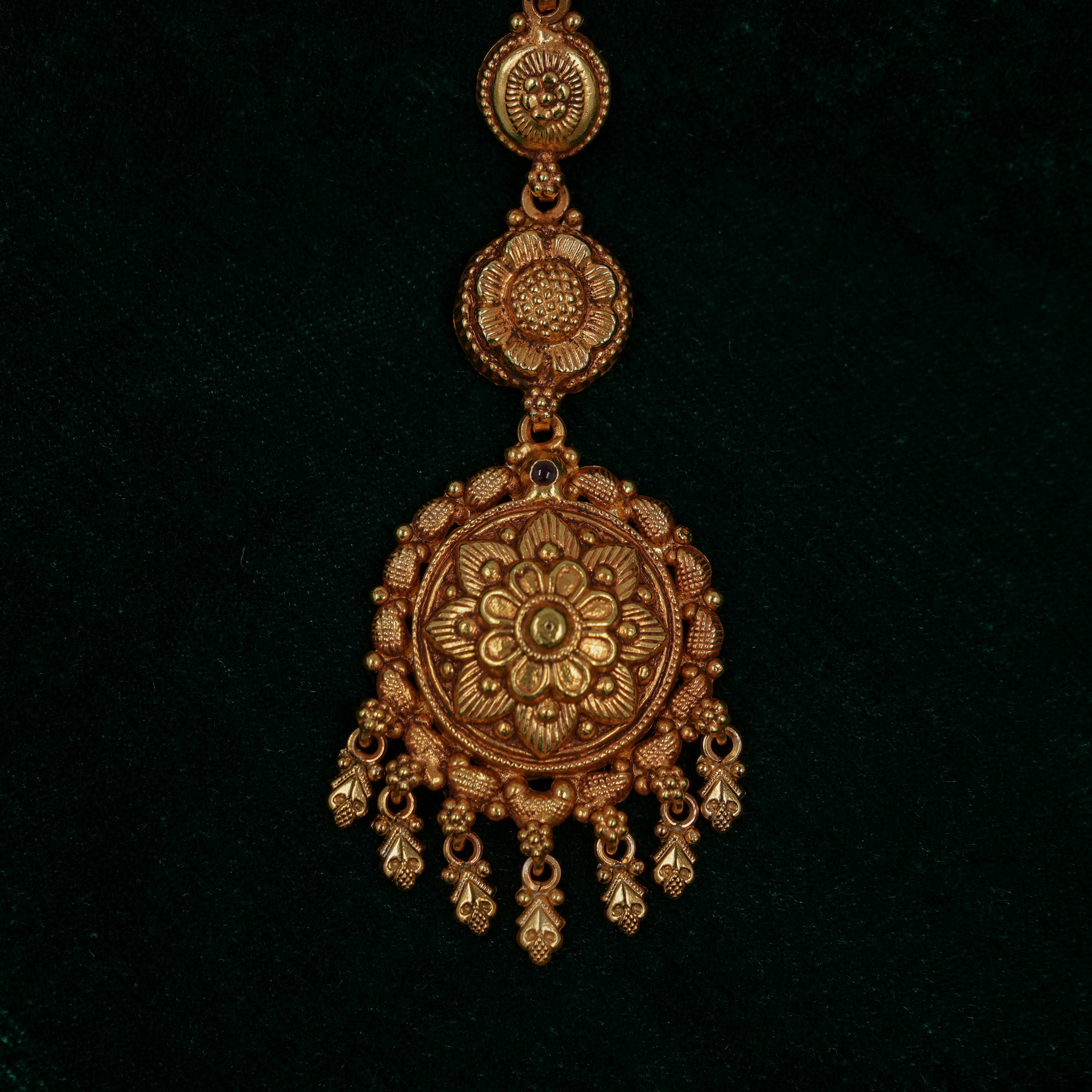 Raag Silver Jewellery - Gold Maang Tikka