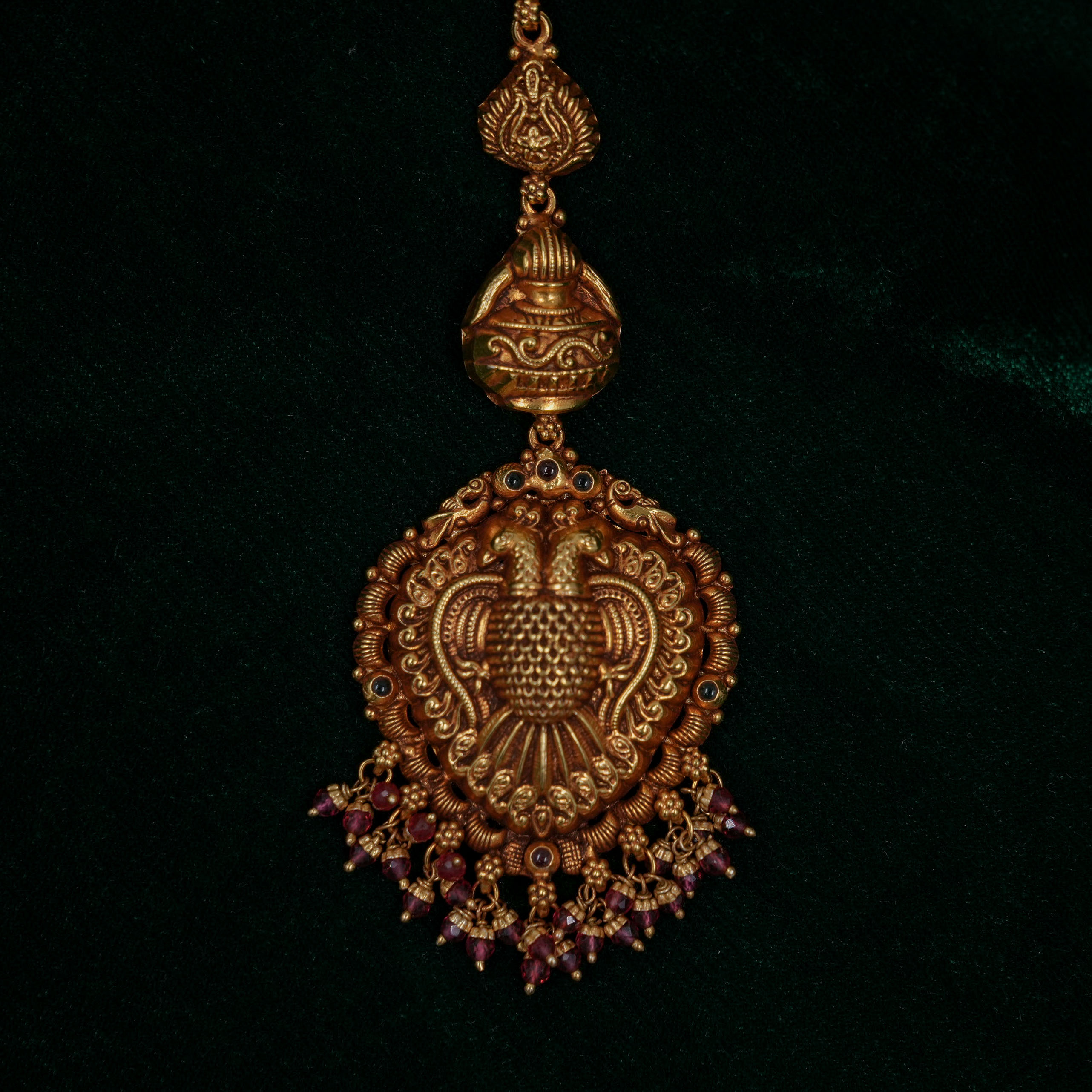 Raag Silver Jewellery - Gold Maang Tikka