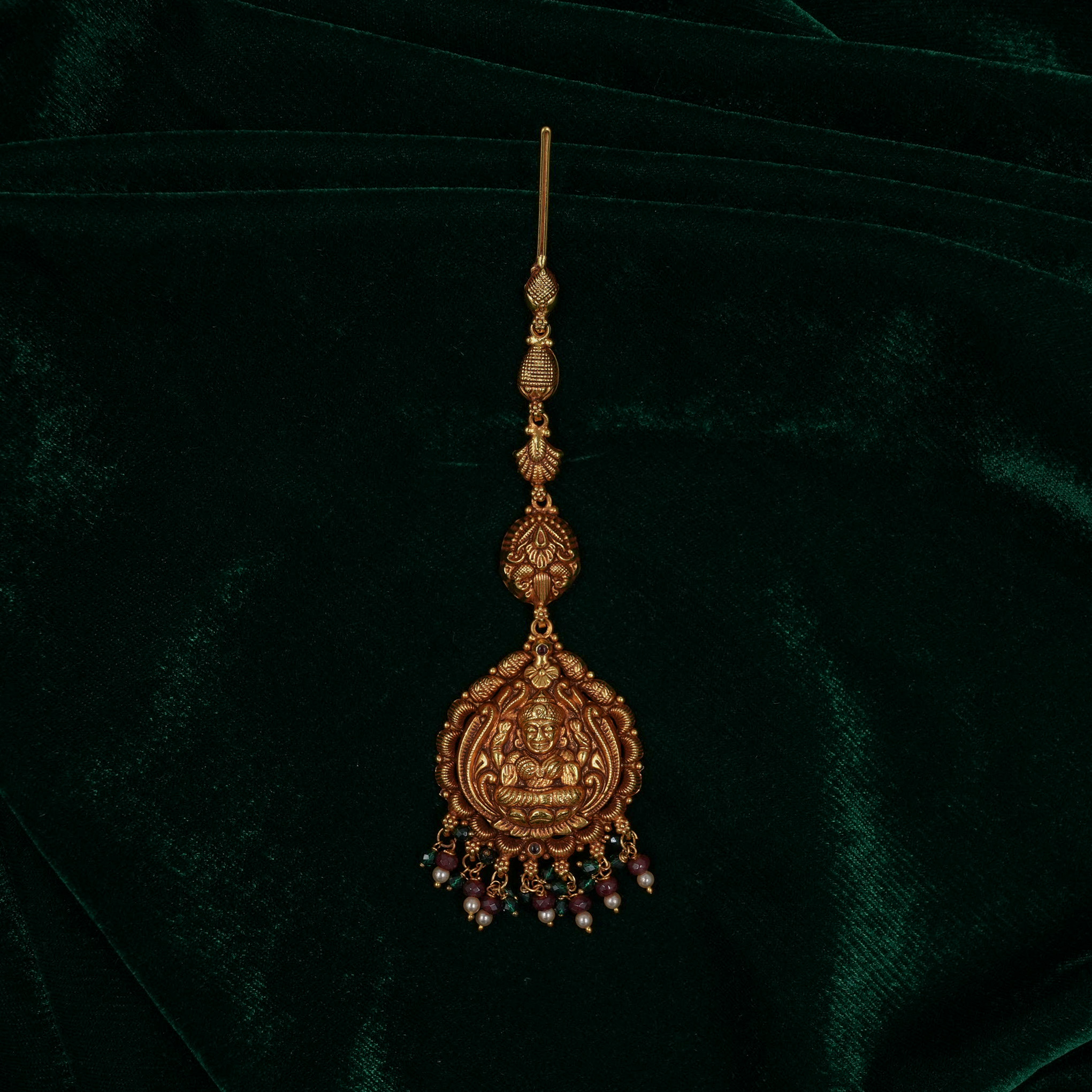 Raag Silver Jewellery - Gold Maang Tikka
