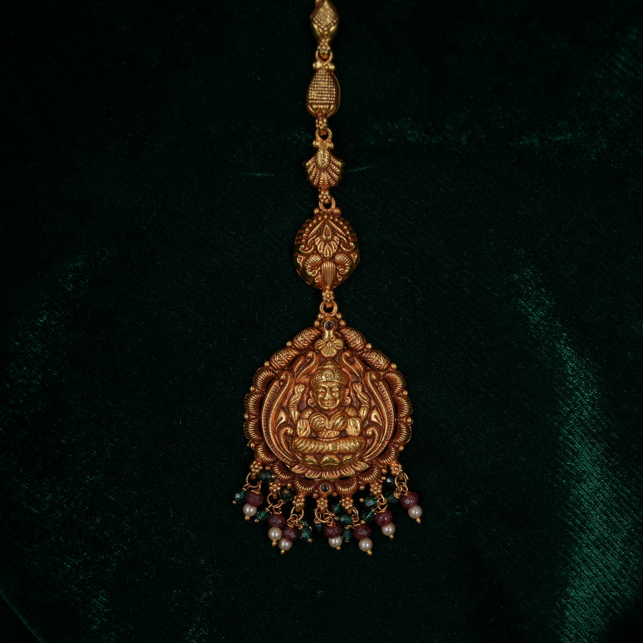 Raag Silver Jewellery - Gold Maang Tikka