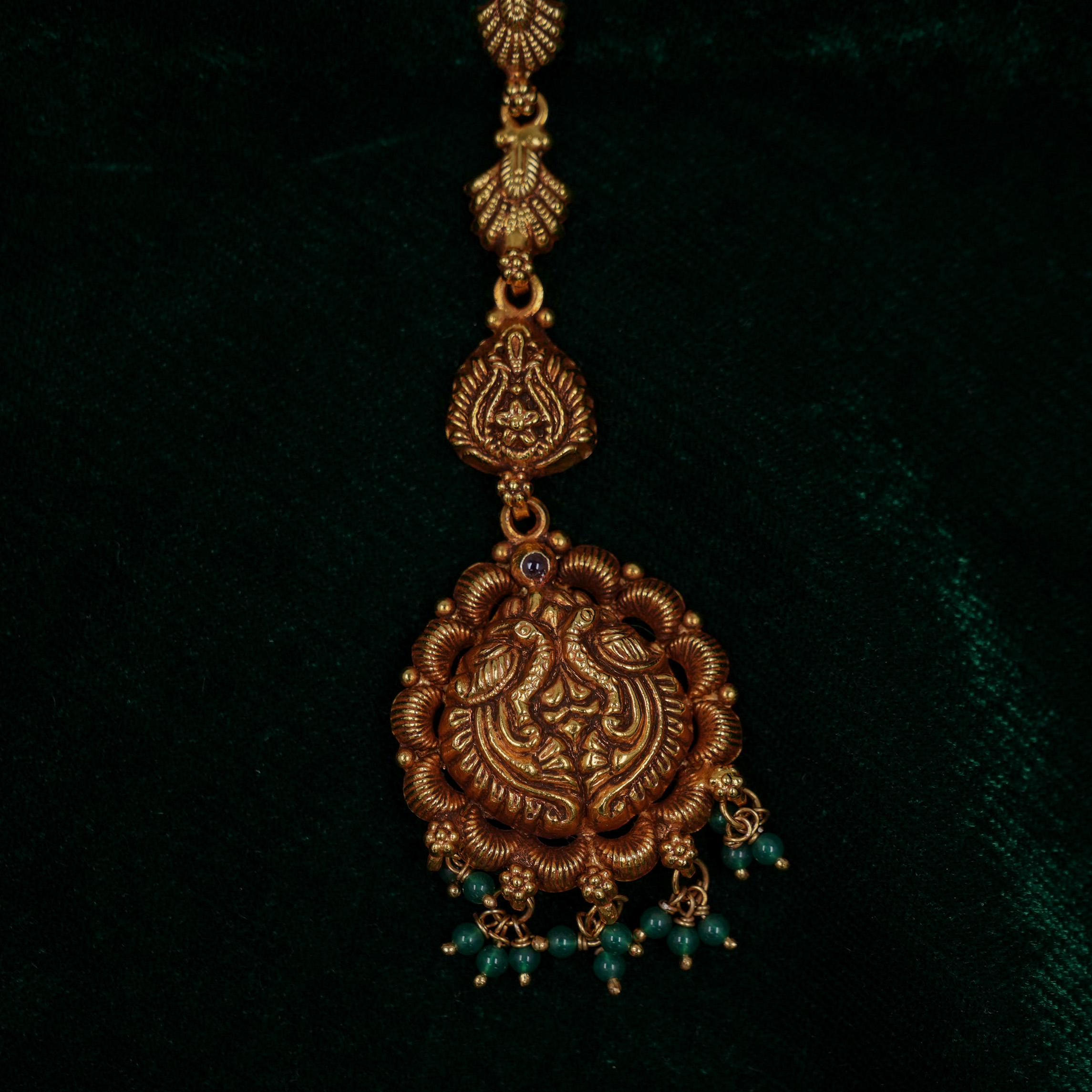 Raag Silver Jewellery - Gold Maang Tikka