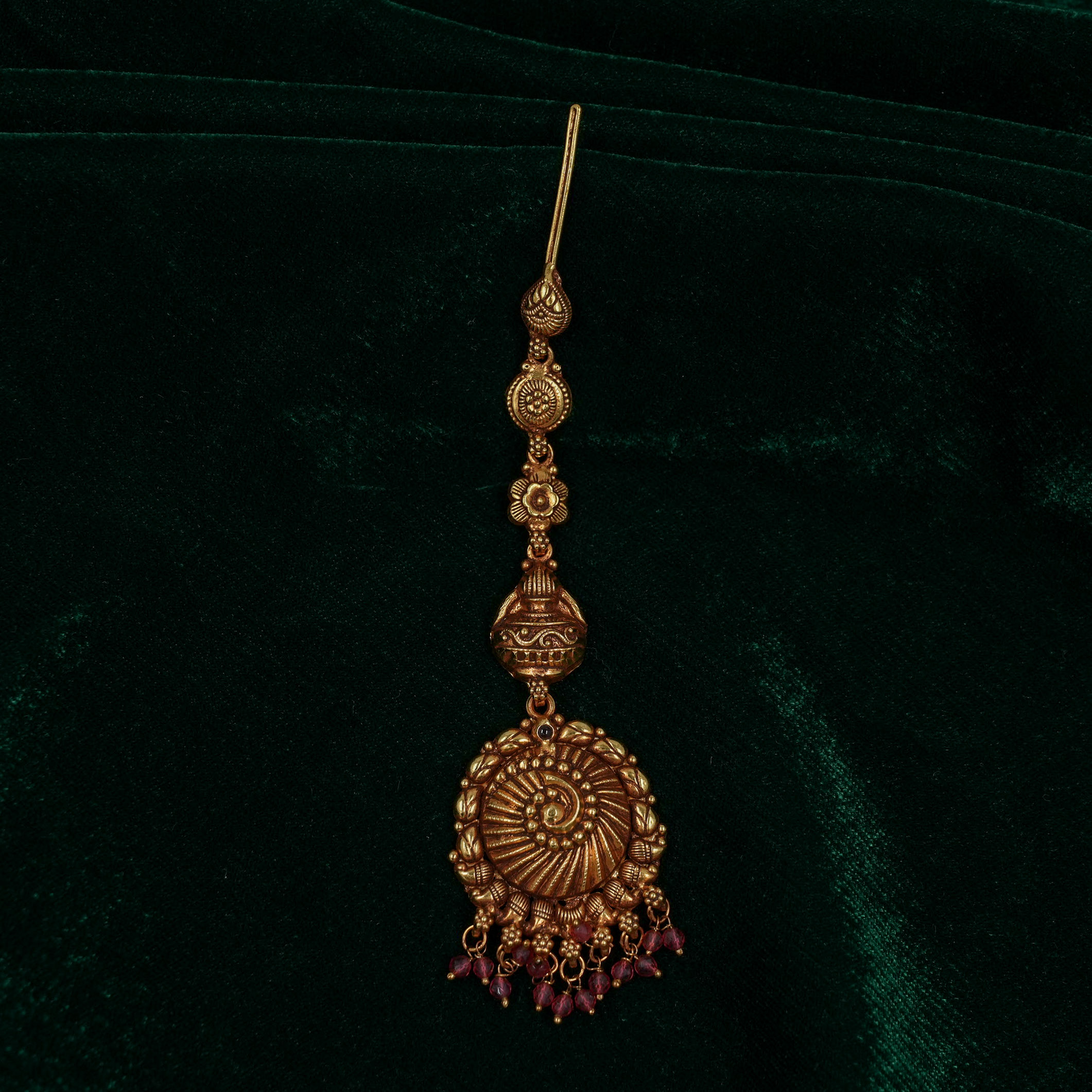 Raag Silver Jewellery - Gold Maang Tikka