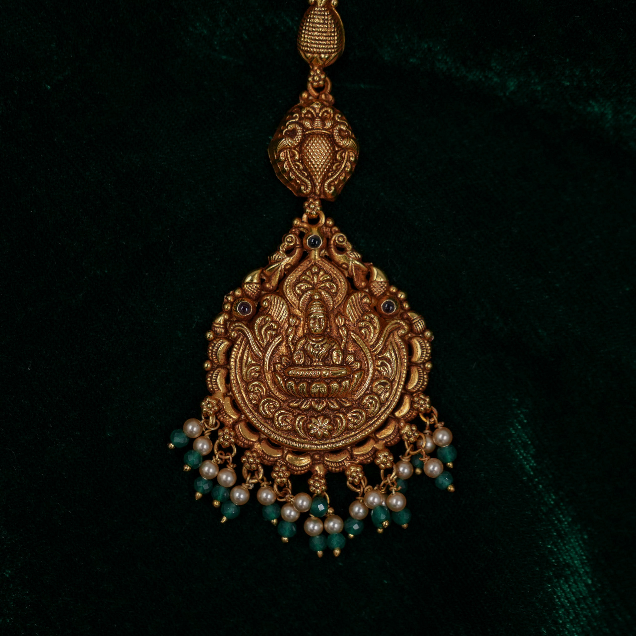 Raag Silver Jewellery - Gold Maang Tikka