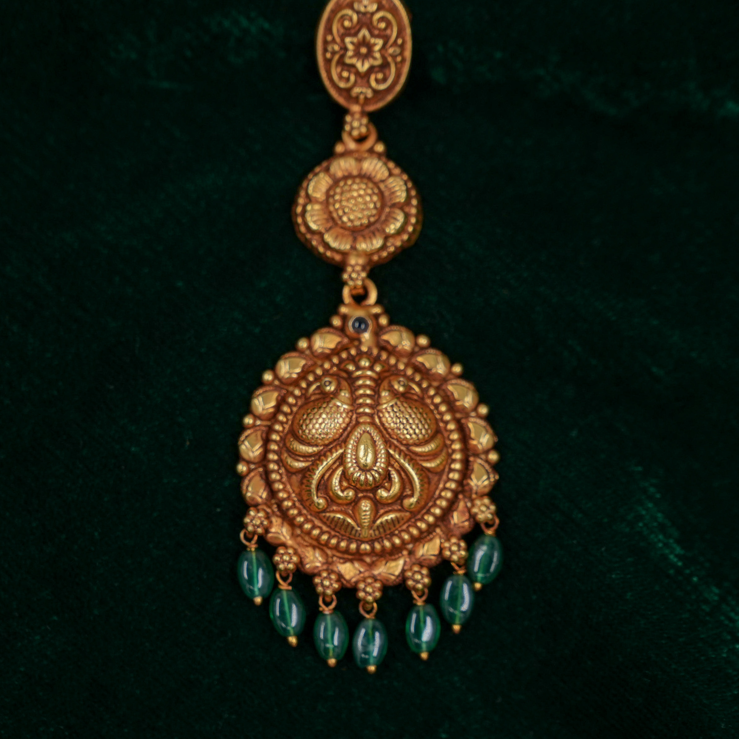 Raag Silver Jewellery - Gold Maang Tikka