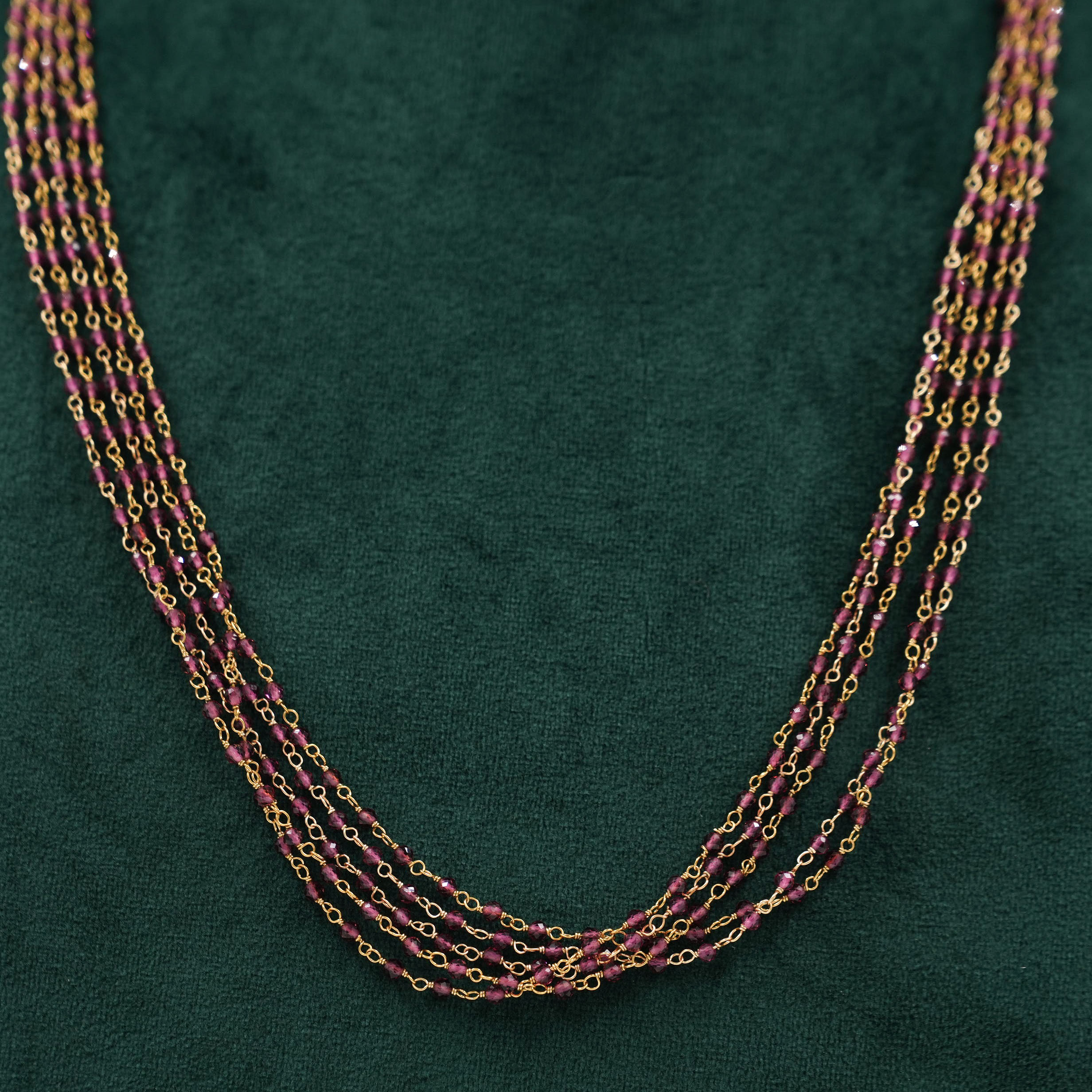 Raag Silver Jewellery - Beaded Silver Necklace