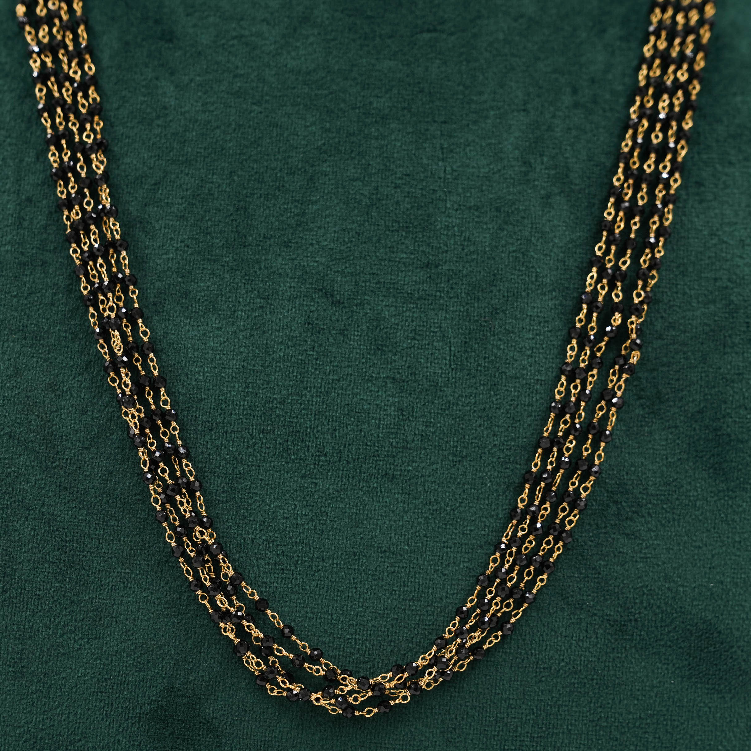 Raag Silver Jewellery - Beaded Silver Necklace