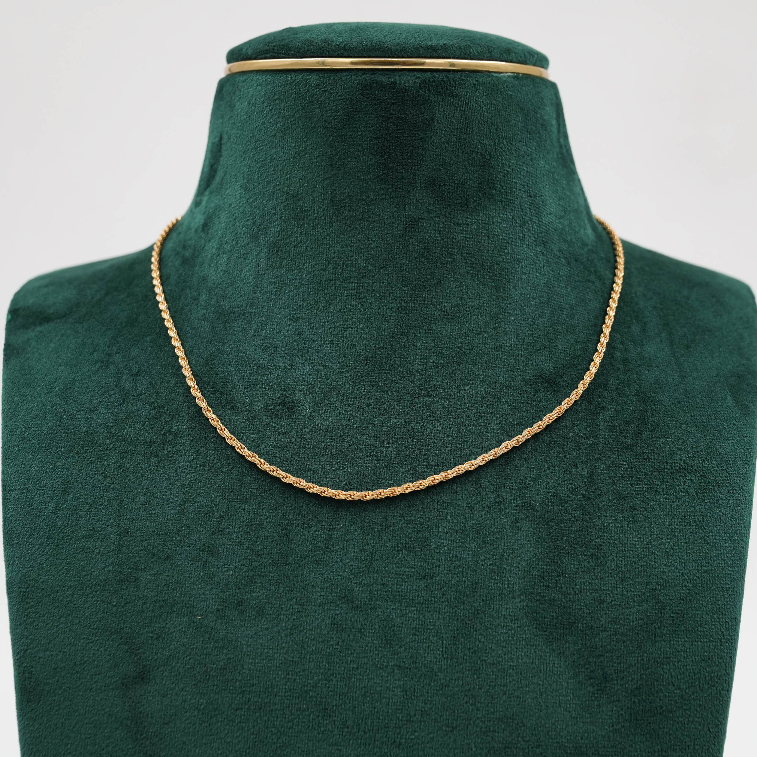 Raag Silver Jewellery - Gold Rope Chain