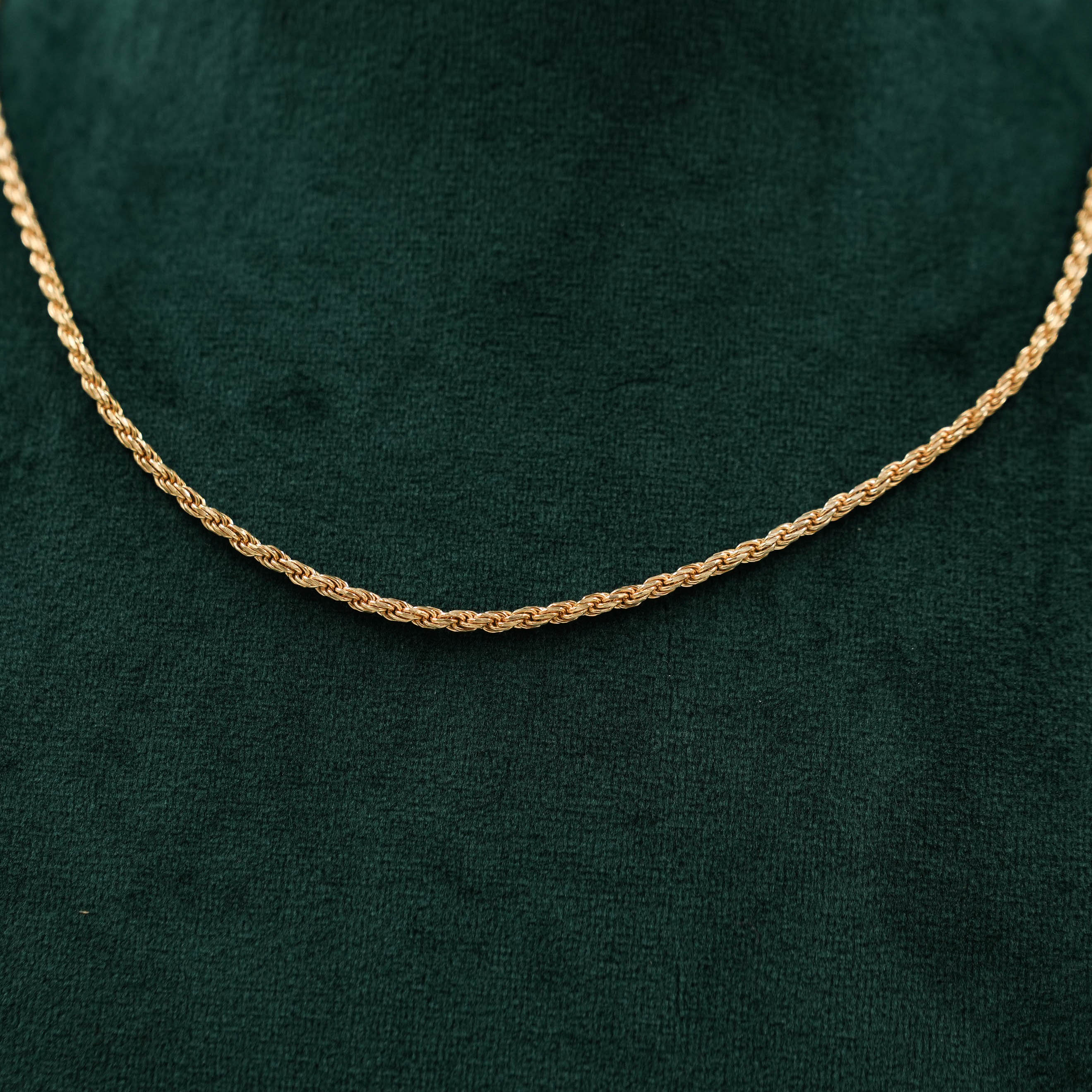 Raag Silver Jewellery - Gold Rope Chain