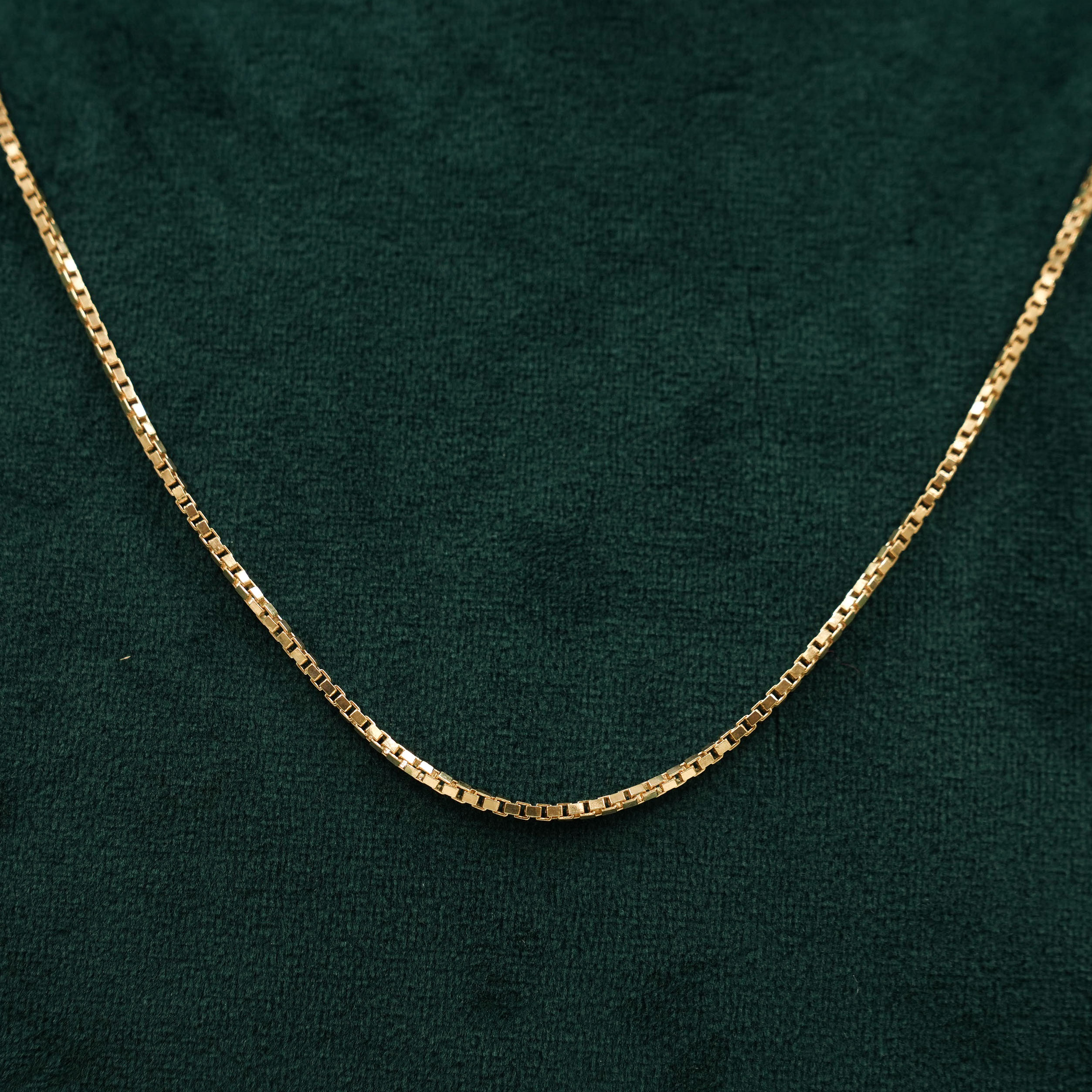 Raag Silver Jewellery - Gold Box Chain