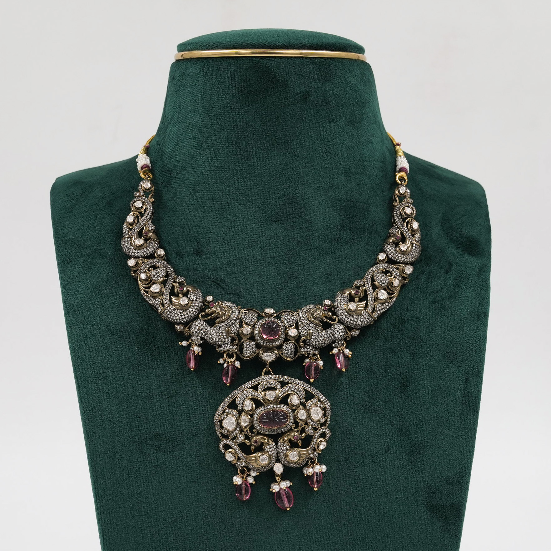 Raag Silver Jewellery - Silver Temple Necklace