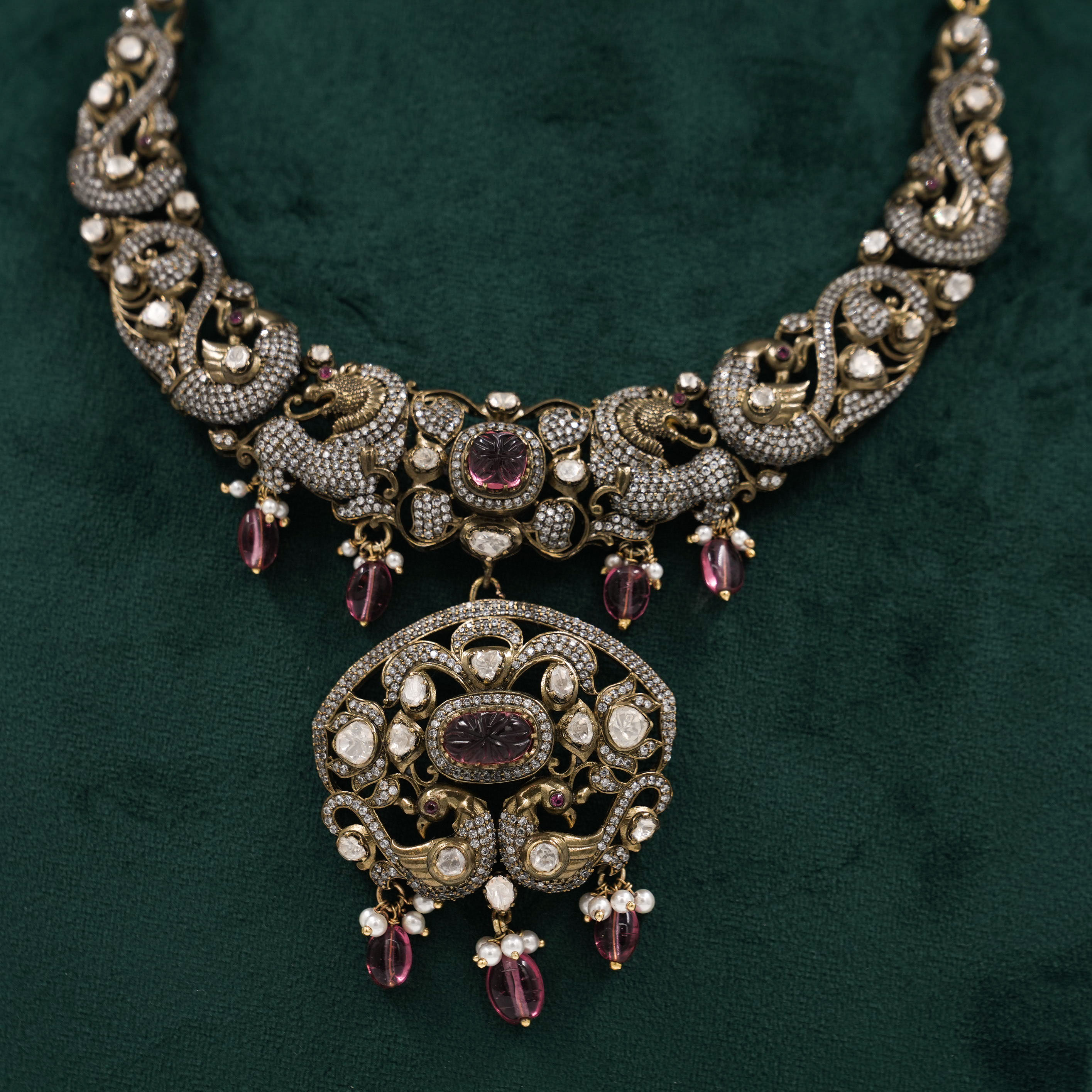 Raag Silver Jewellery - Silver Temple Necklace