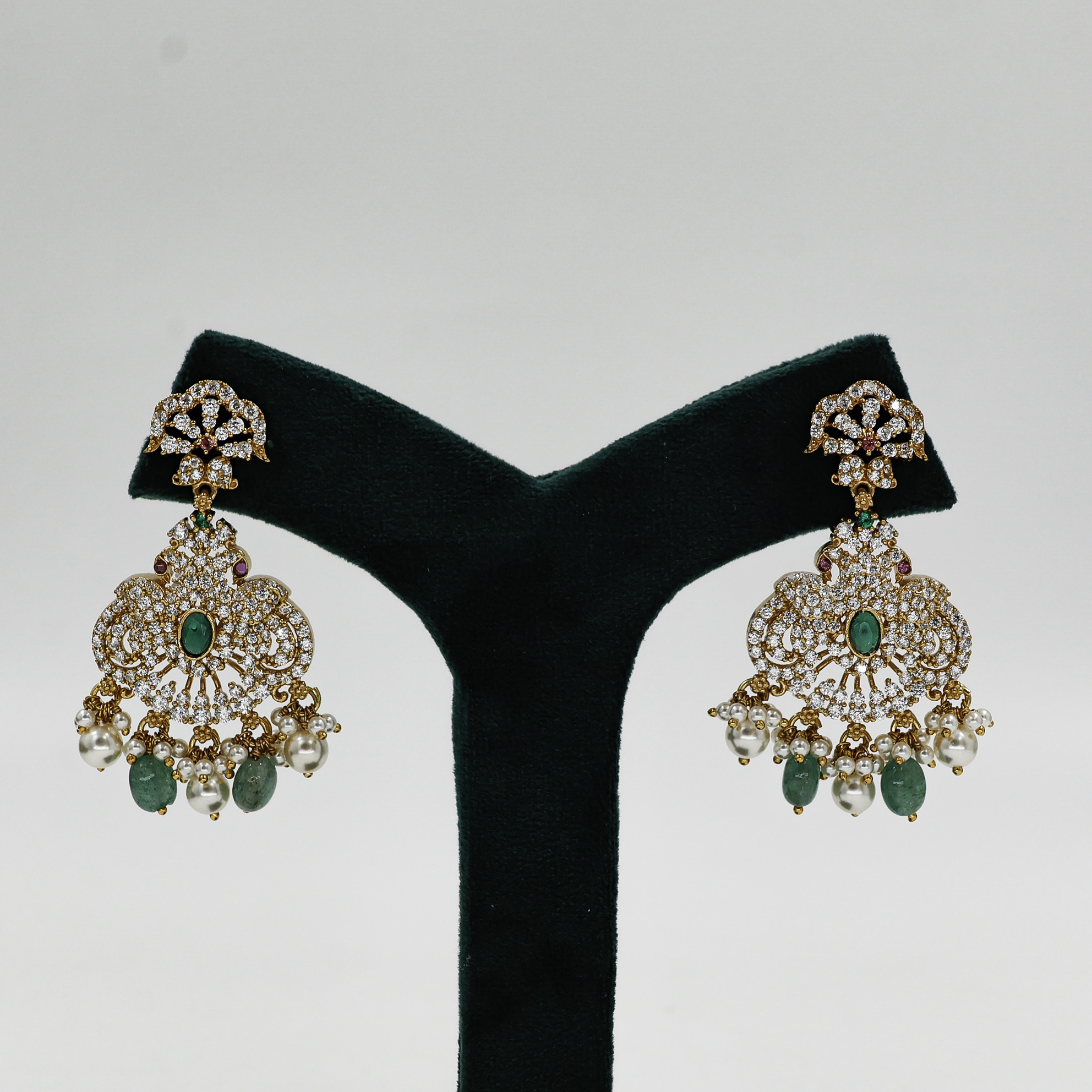 Emerald Drop Earrings