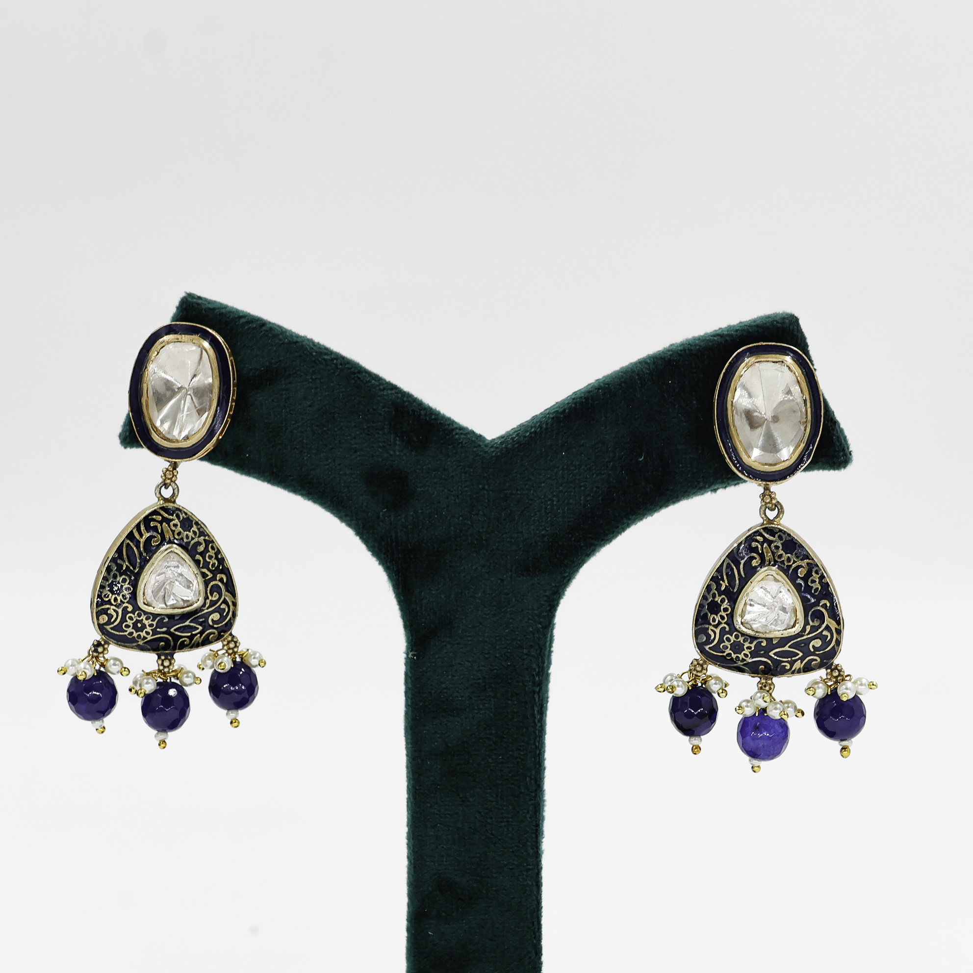 Blue Stone Earrings