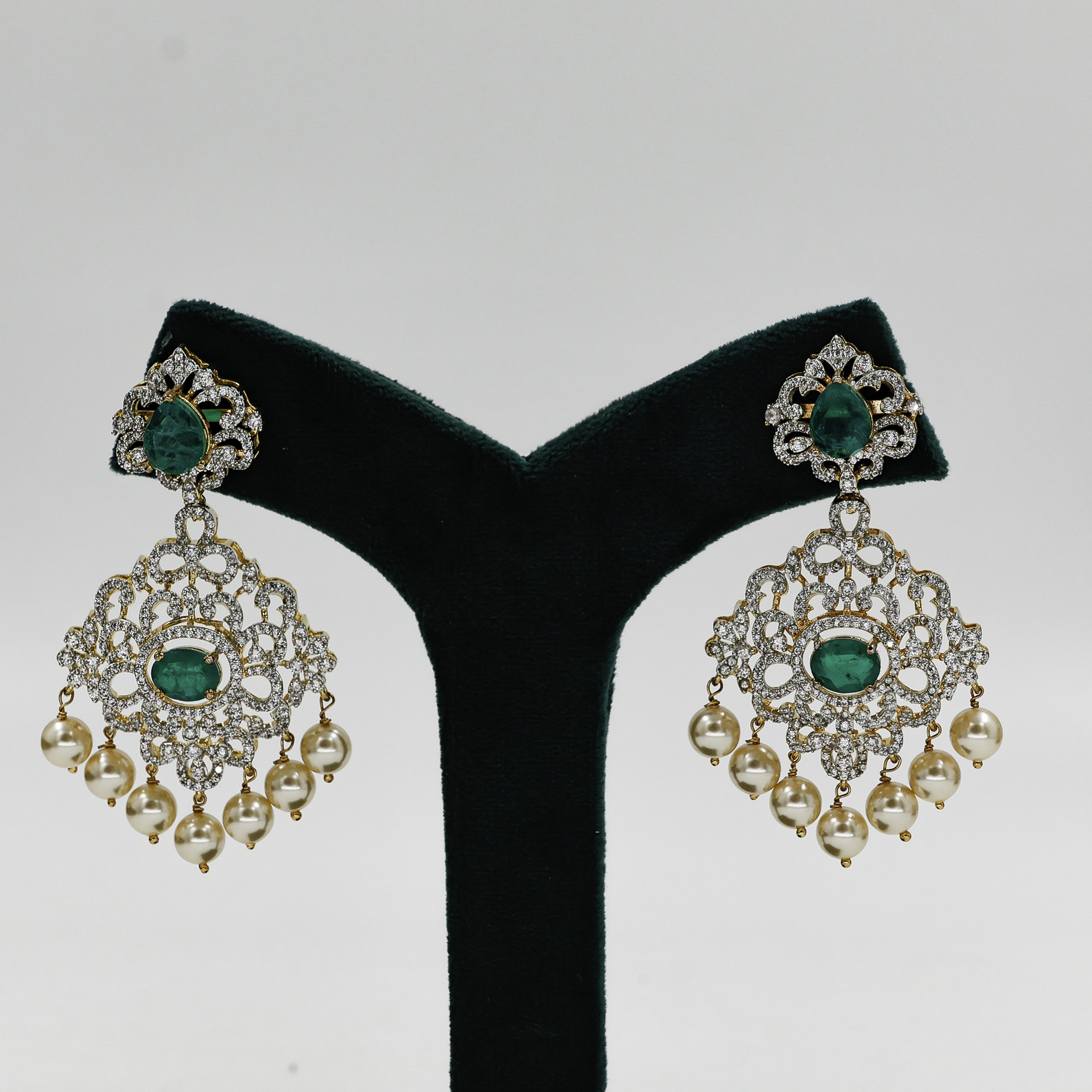 Emerald Drop Earrings