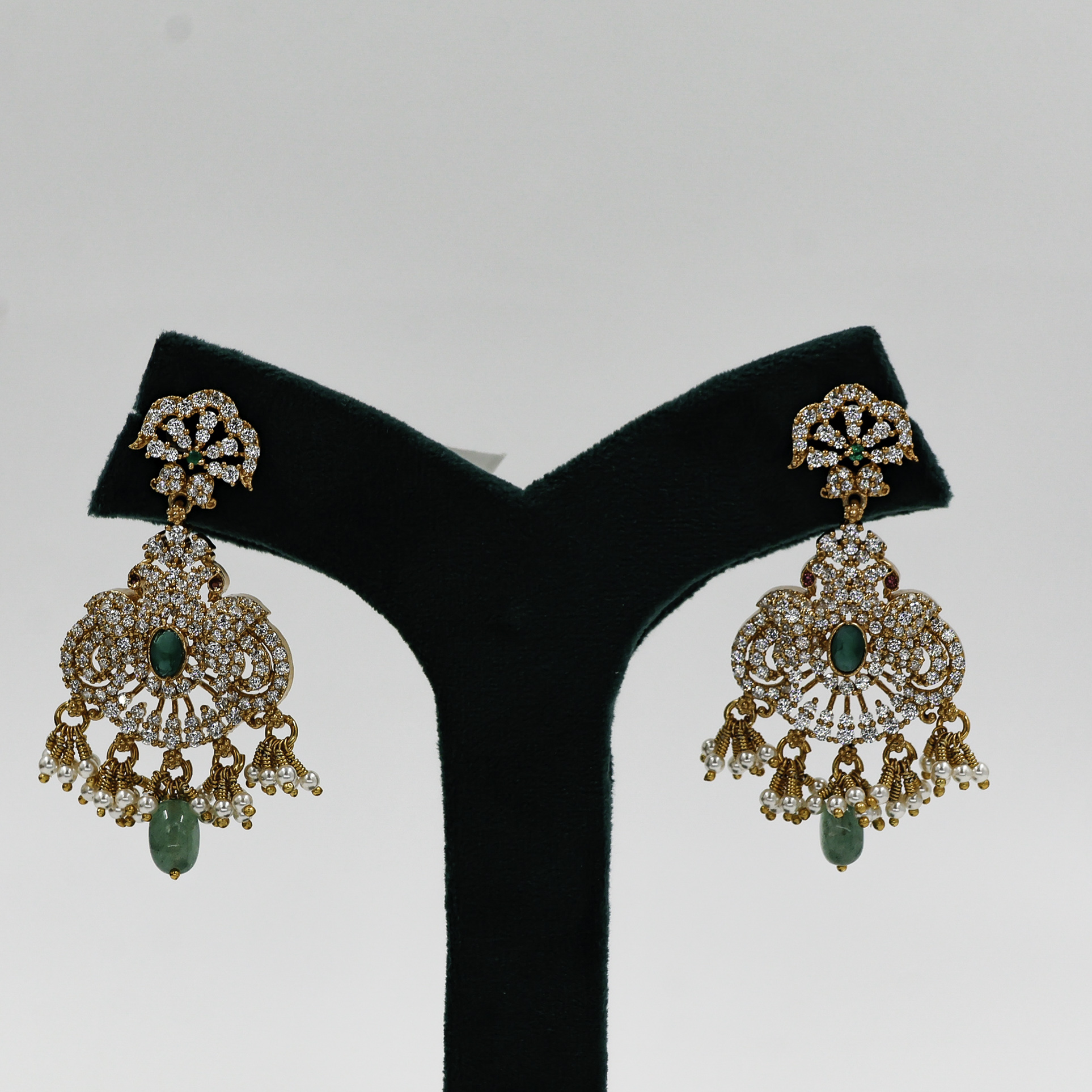Emerald Drop Earrings