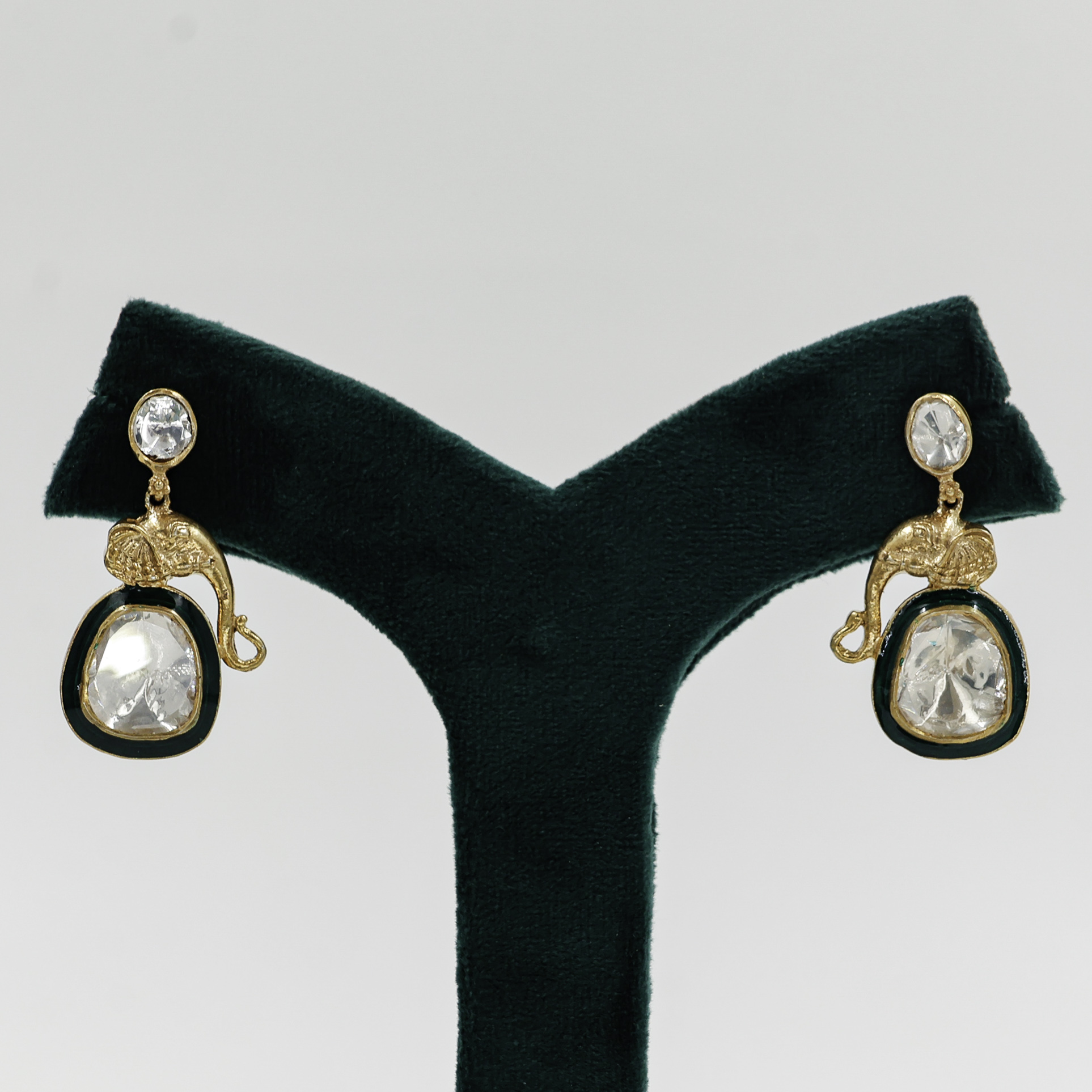 Elephant Silver Earring