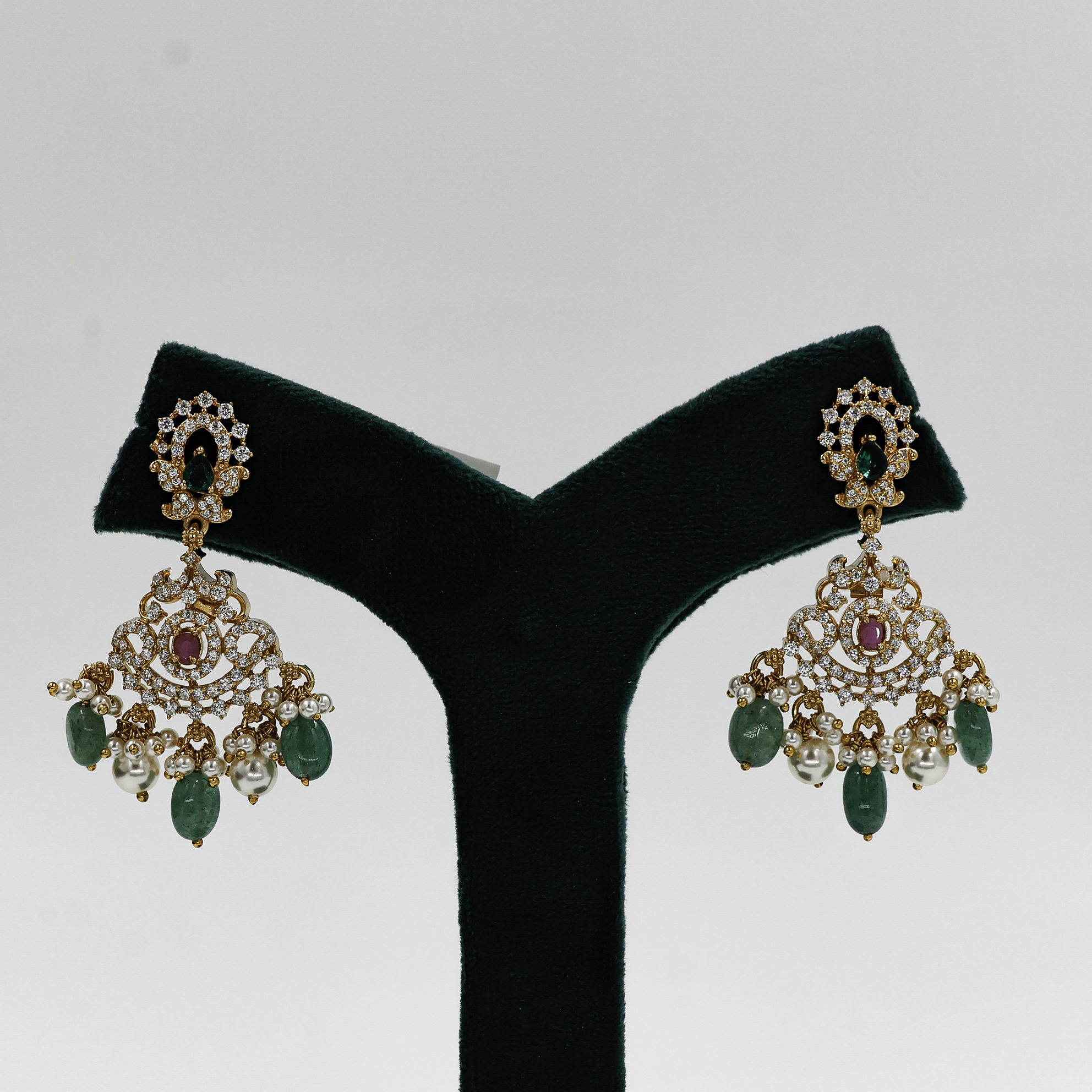 Emerald Drop Earrings