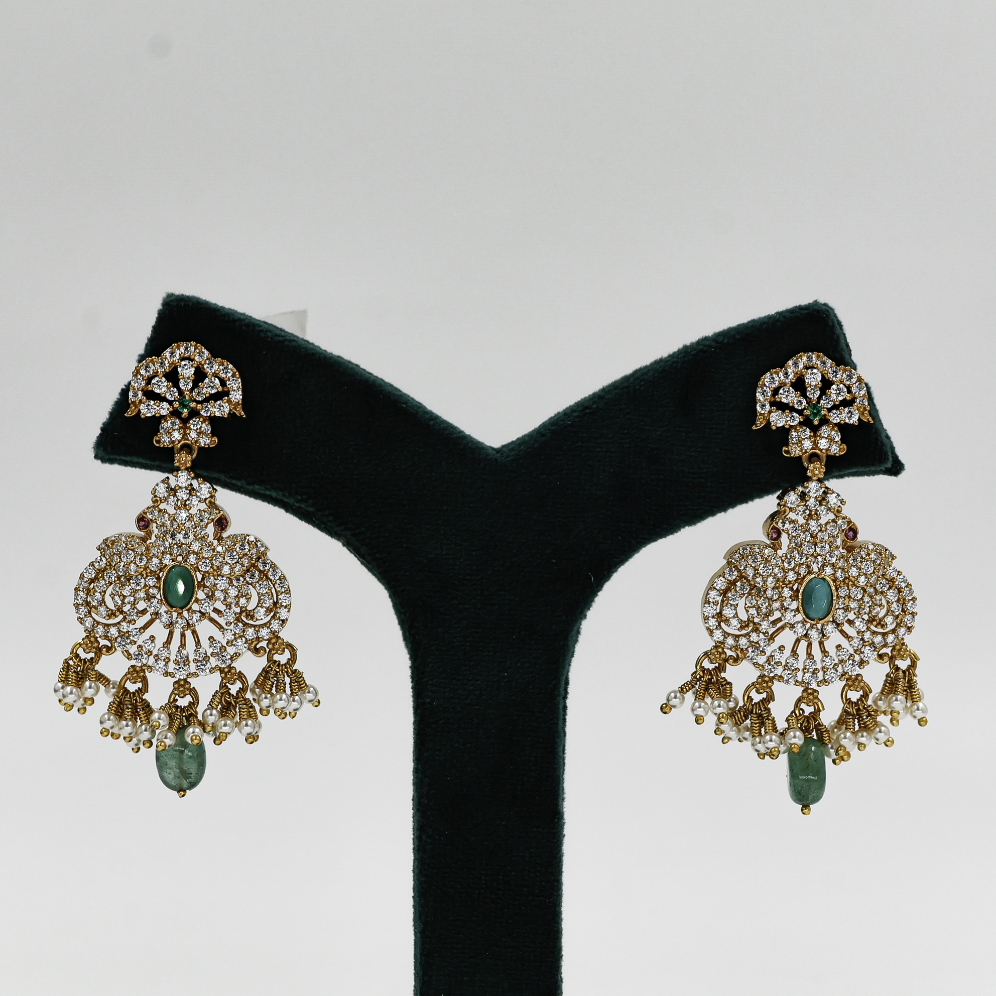 Emerald Drop Earrings