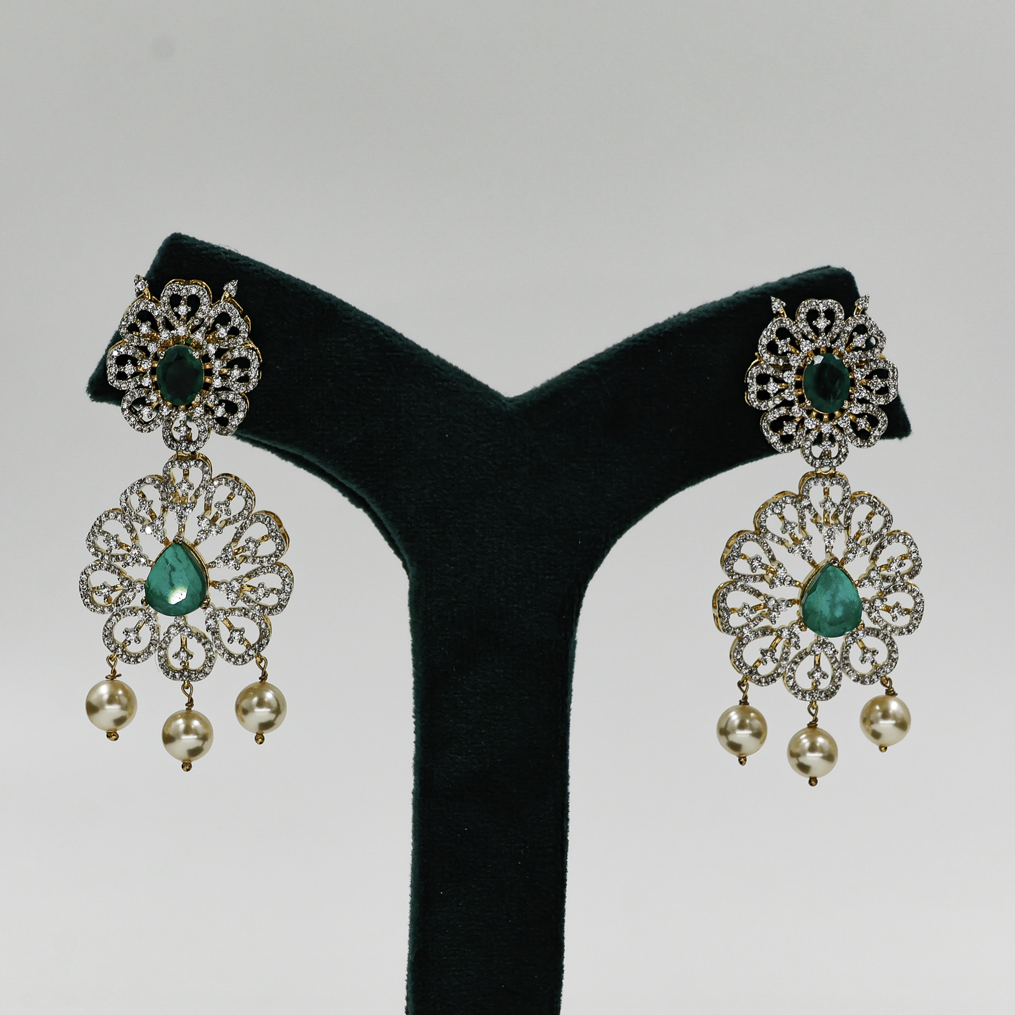 Emerald Drop Earrings