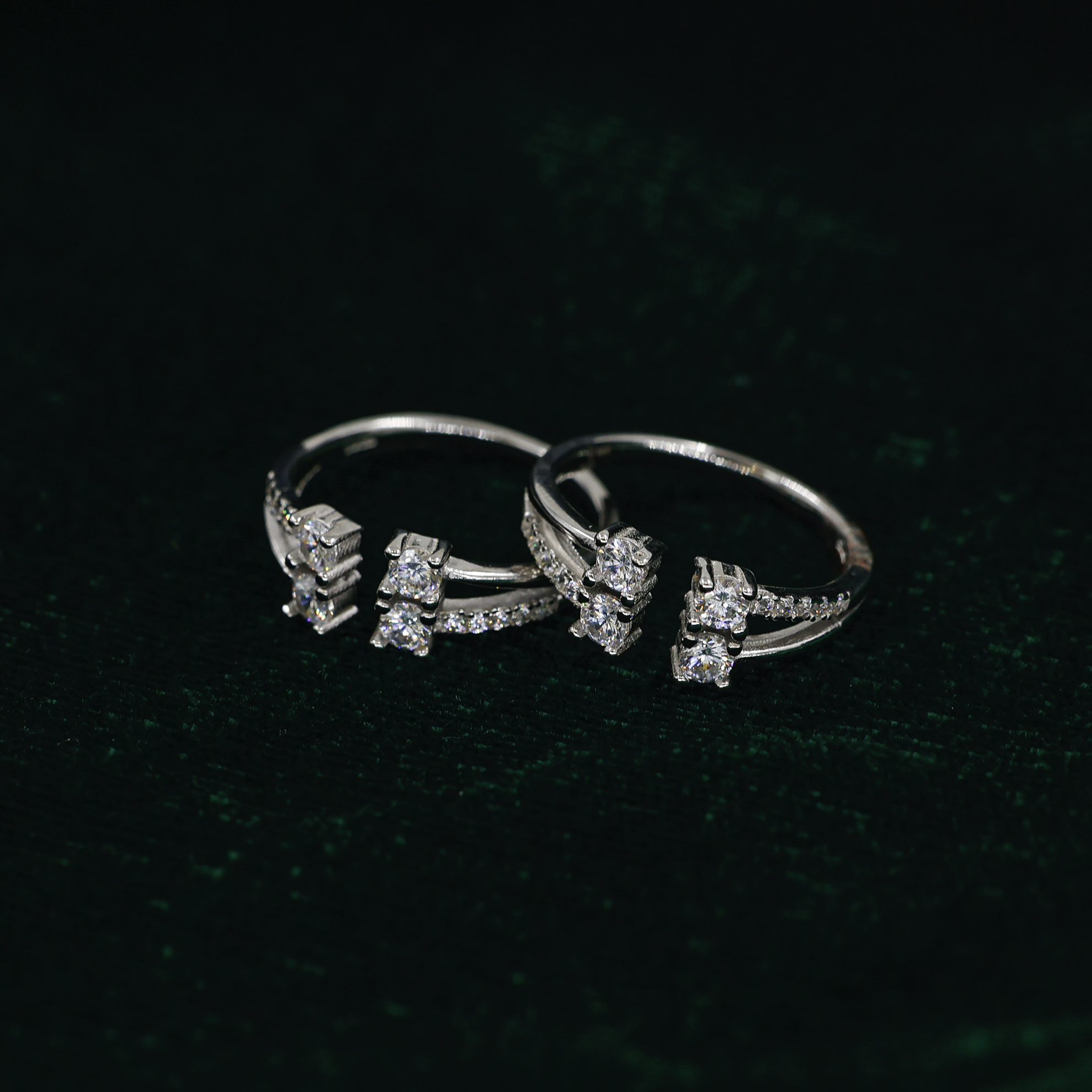 Silver Flower Earrings