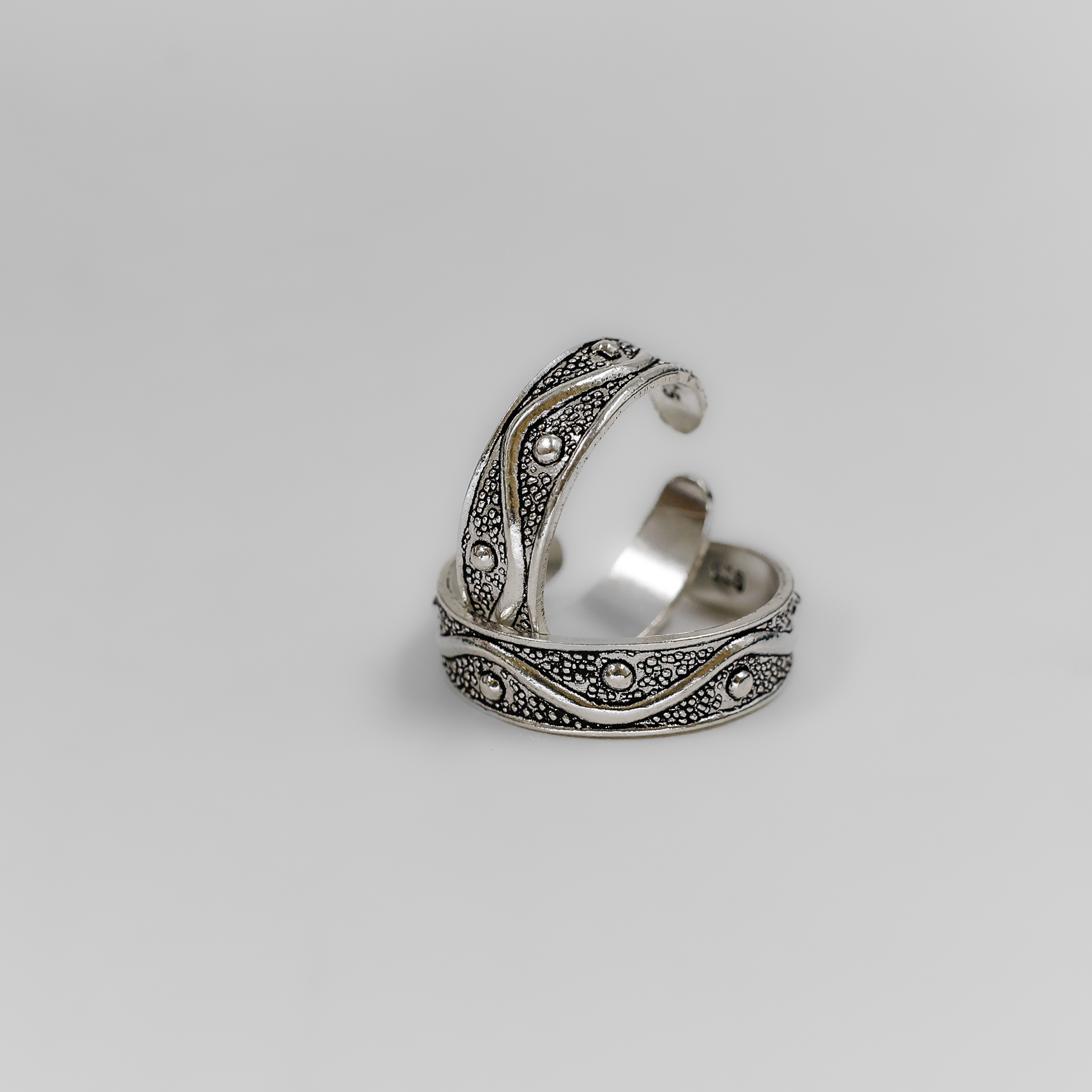 Raag Silver Jewellery - Silver Crown Ring