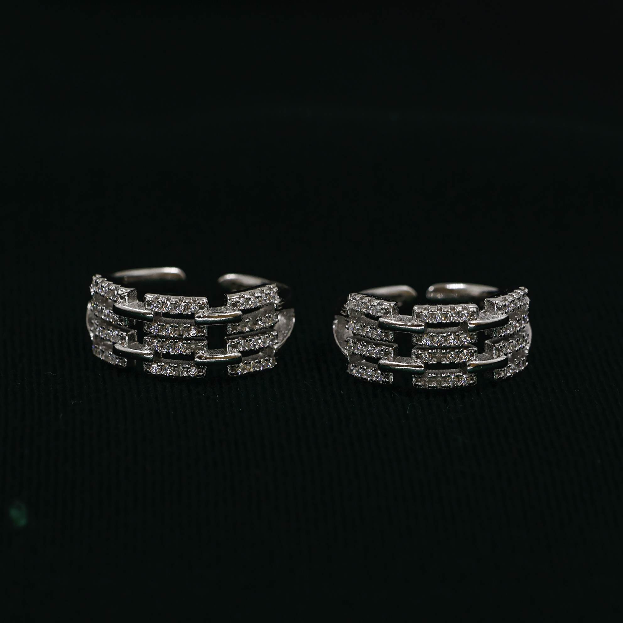 Raag Silver Jewellery - Silver Black Ring