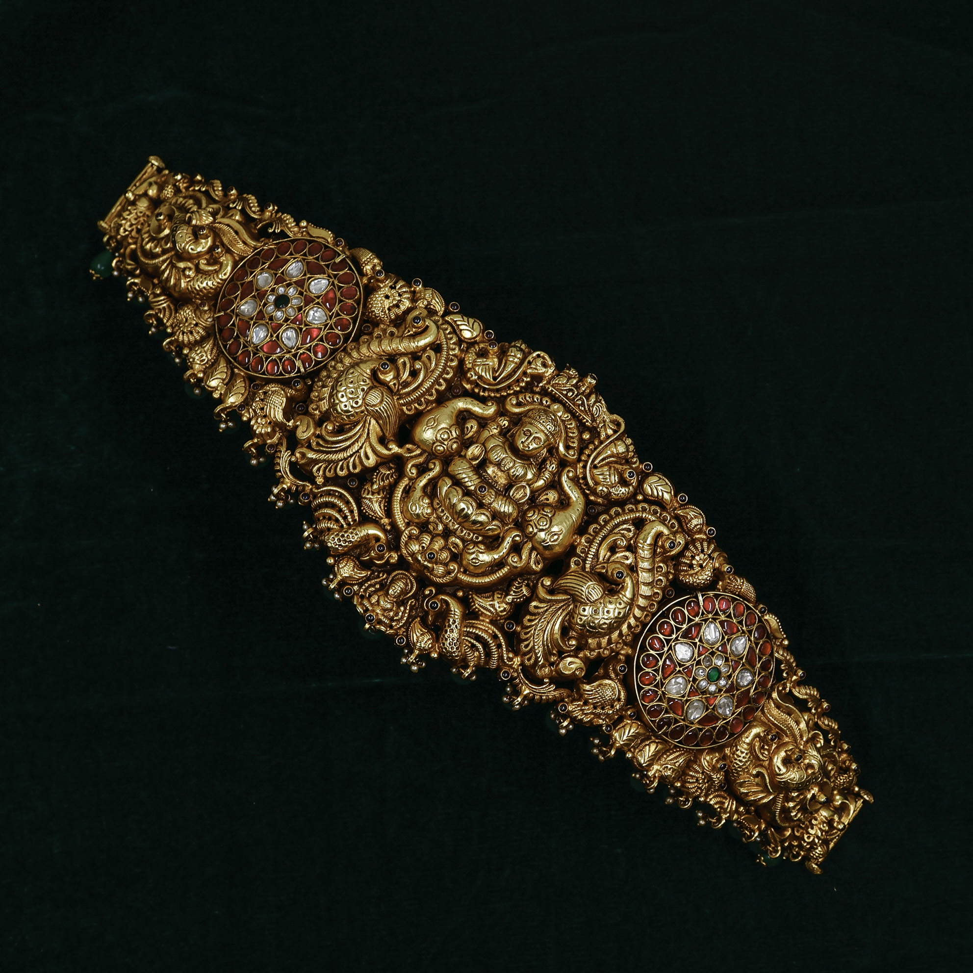 Gold Polished Silver Tone Belt